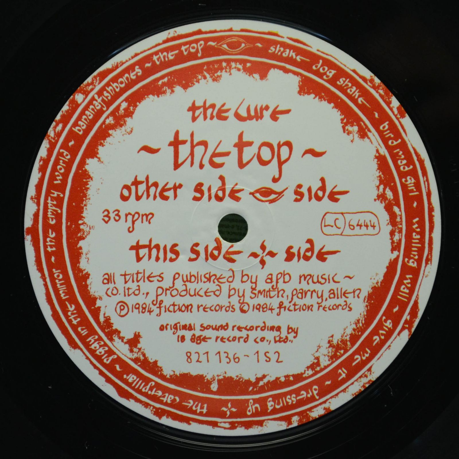 Cure — The Top, 1984