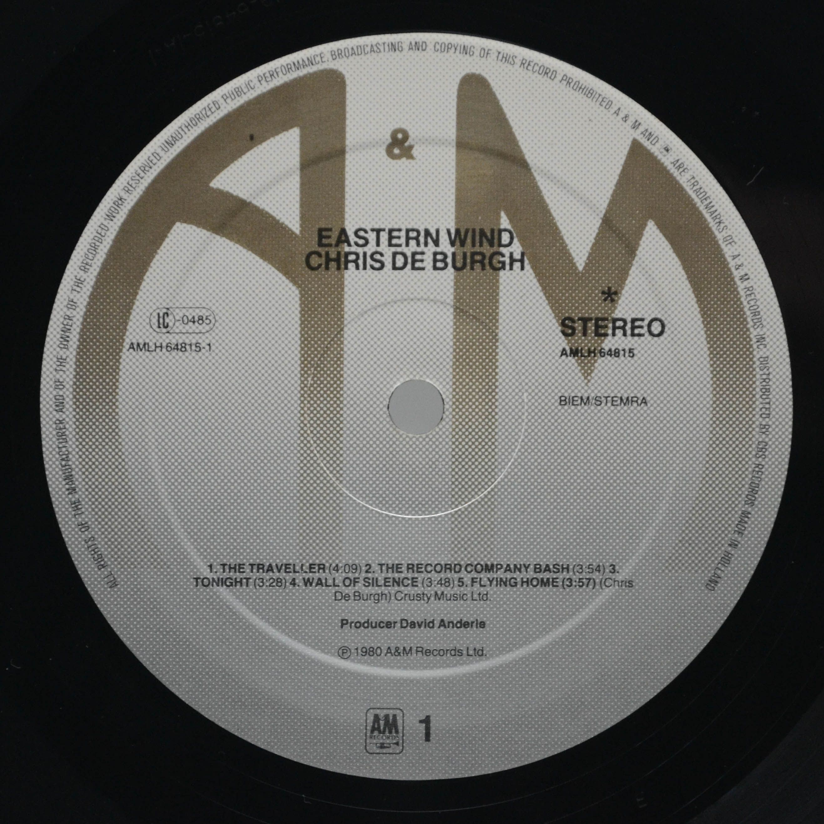 Chris de Burgh — Eastern Wind, 1980