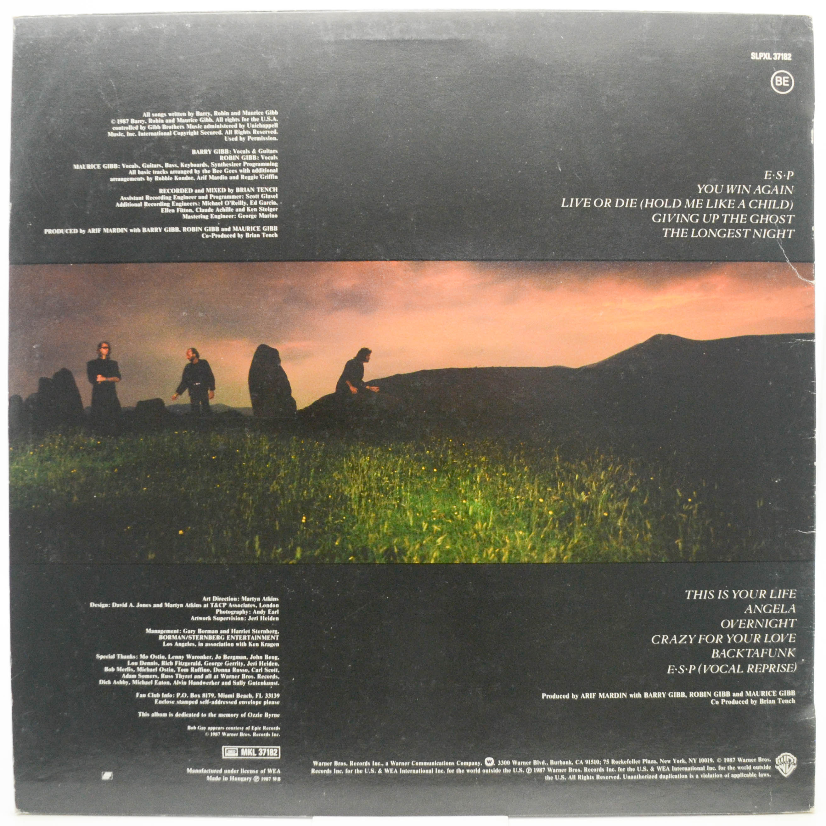 Bee Gees — E·S·P, 1987