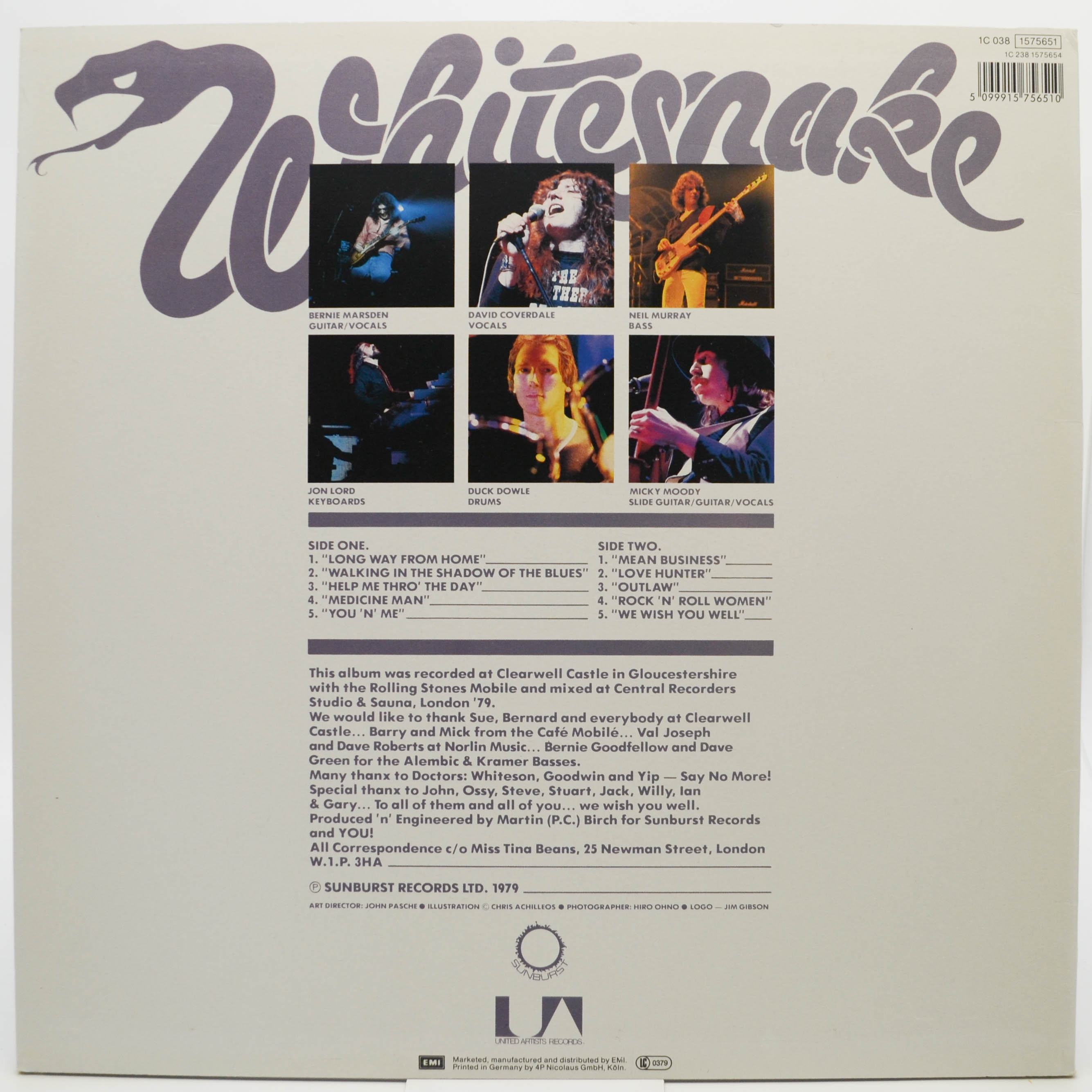 Whitesnake — Lovehunter, 1979