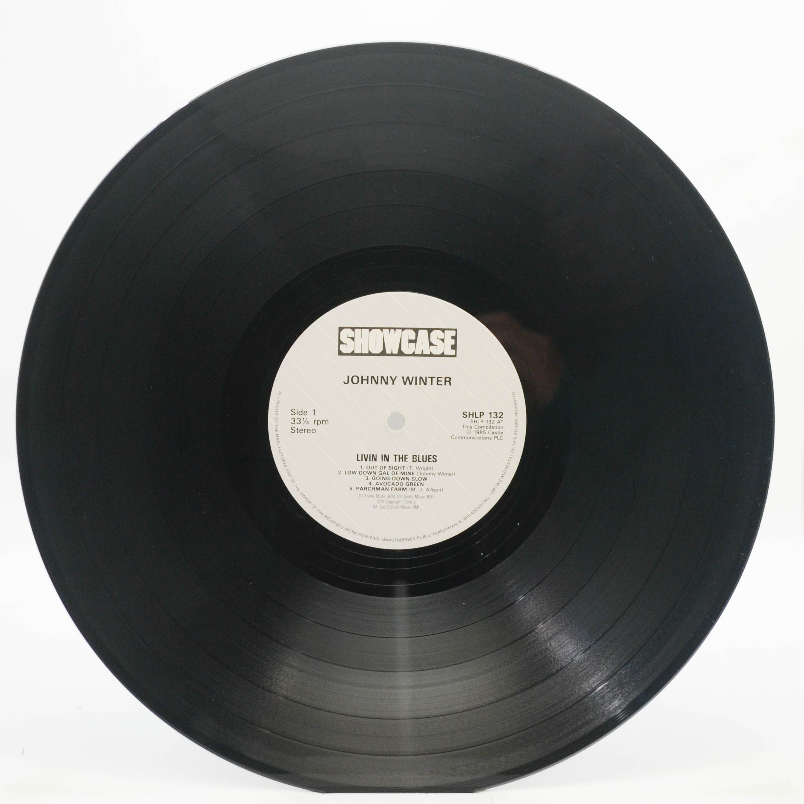 Johnny Winter — Livin' In The Blues (UK), 1985