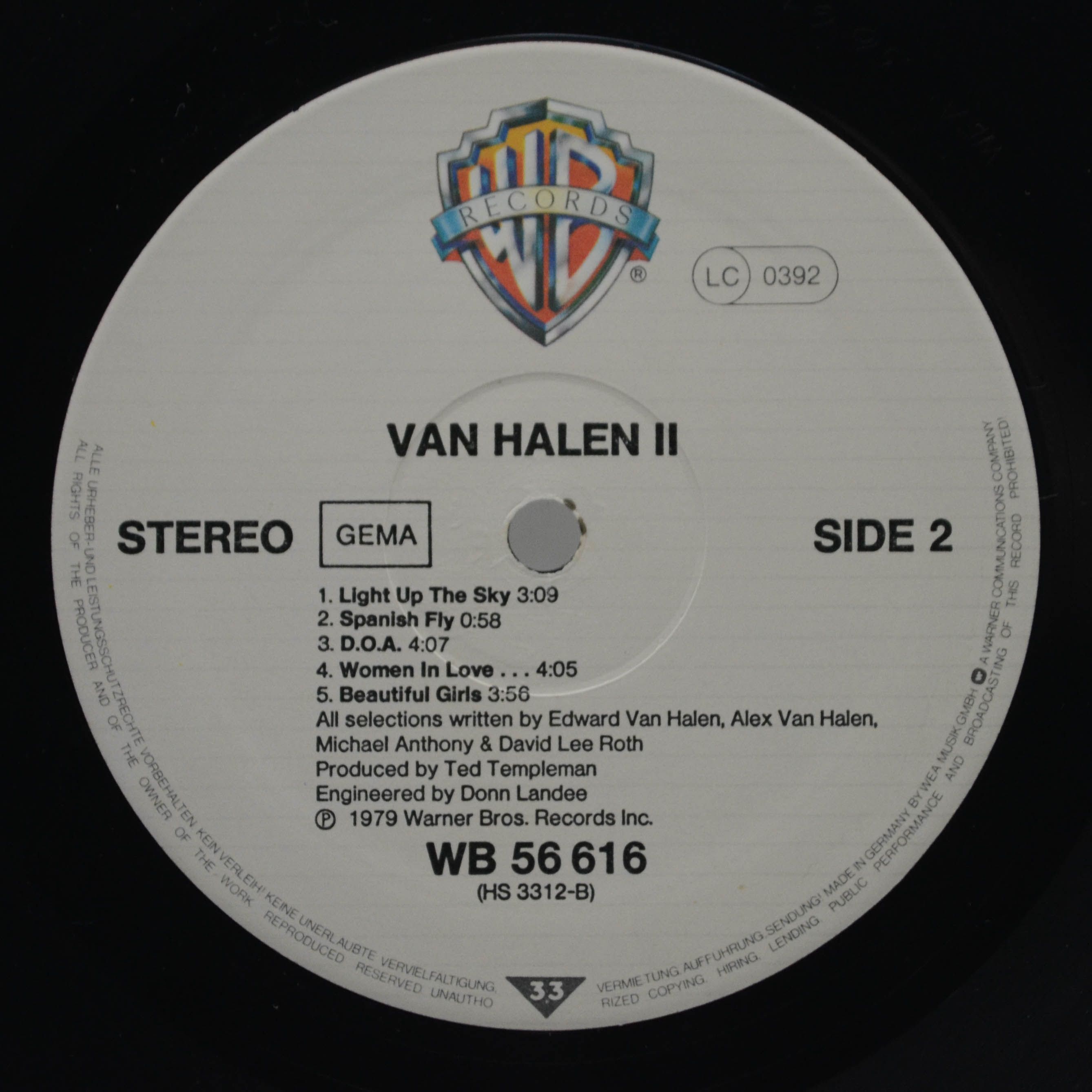 Van Halen — Van Halen II, 1979