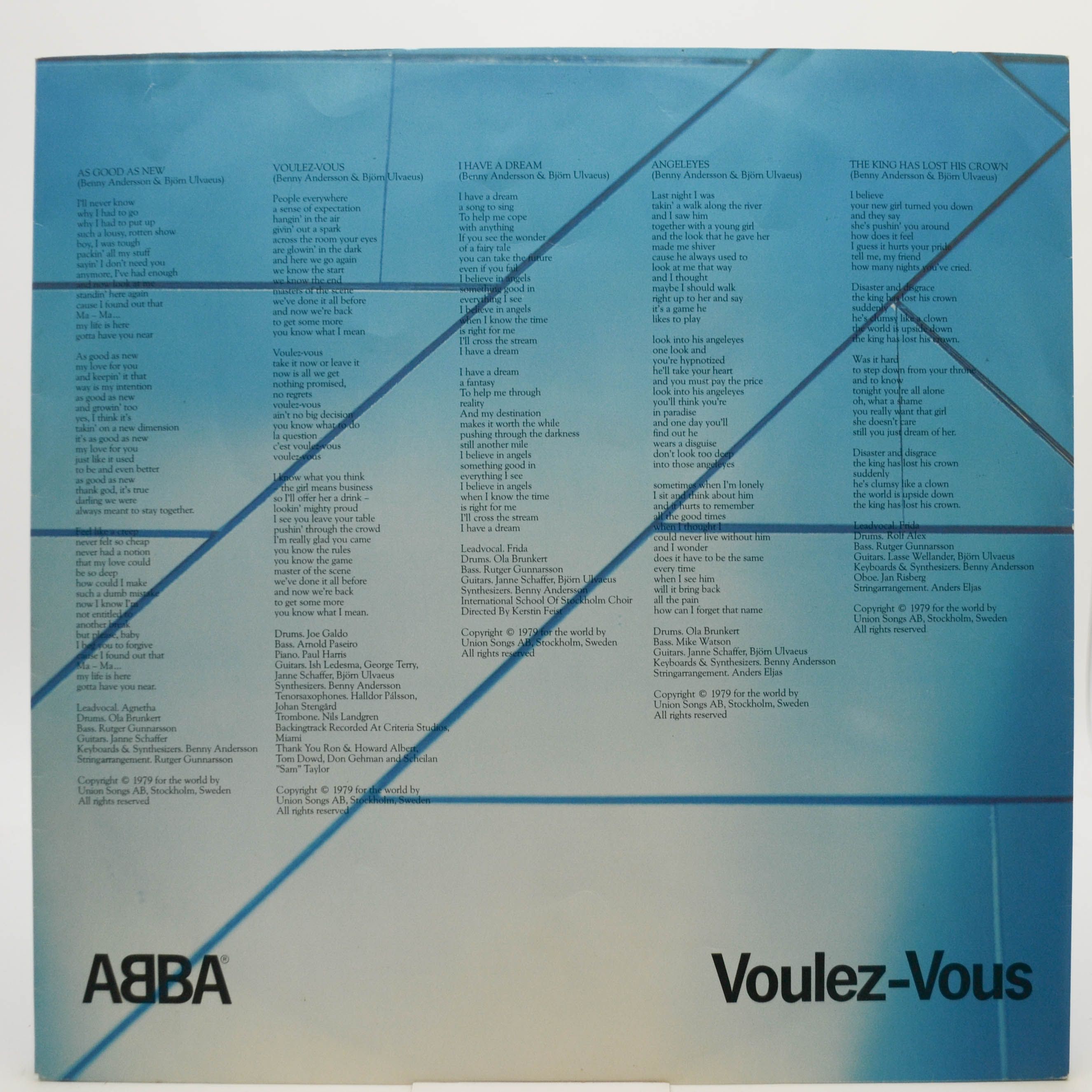 ABBA — Voulez-Vous (1-st, Sweden), 1979
