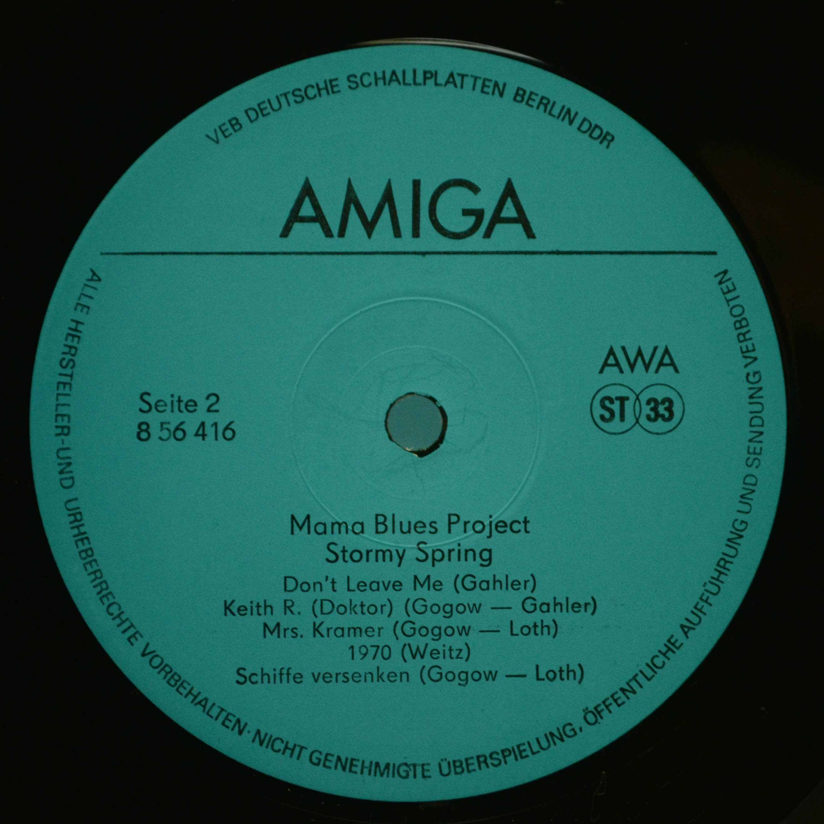 Mama Blues Project — Stormy Spring, 1989