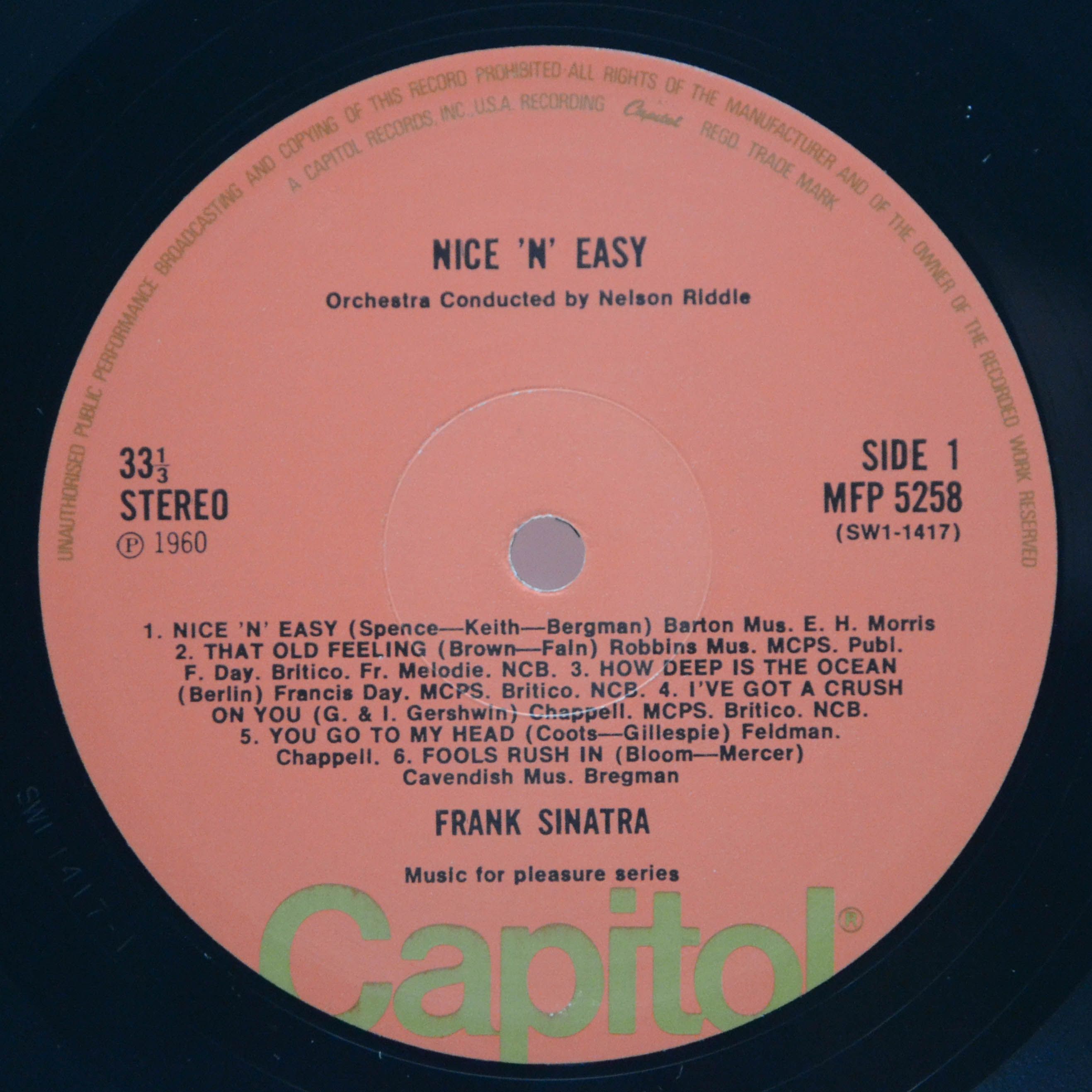 Frank Sinatra — Nice 'N' Easy (UK), 1960