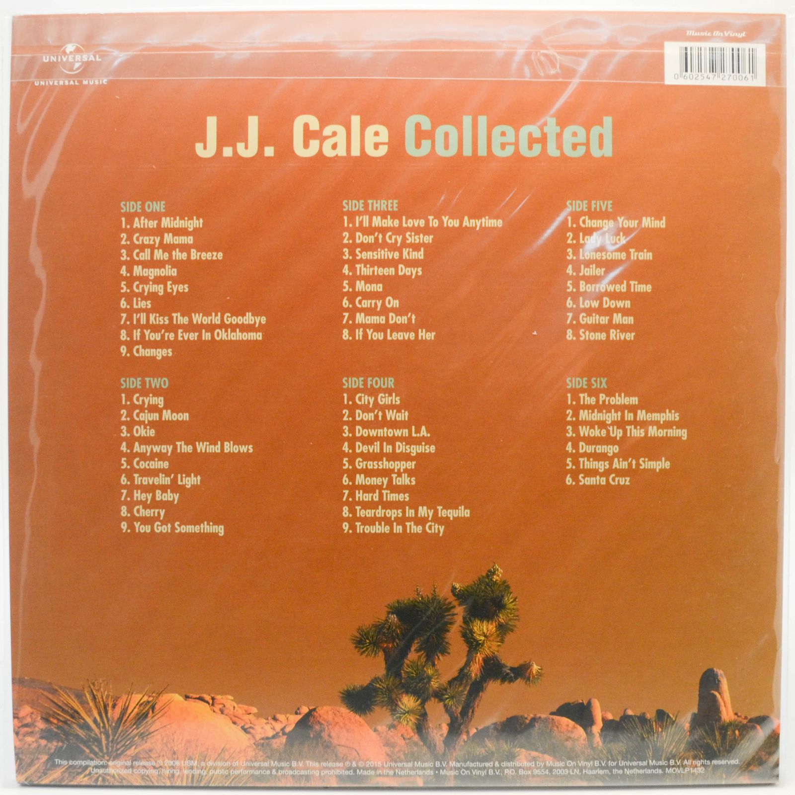 J.J. Cale — Collected (3LP), 2006