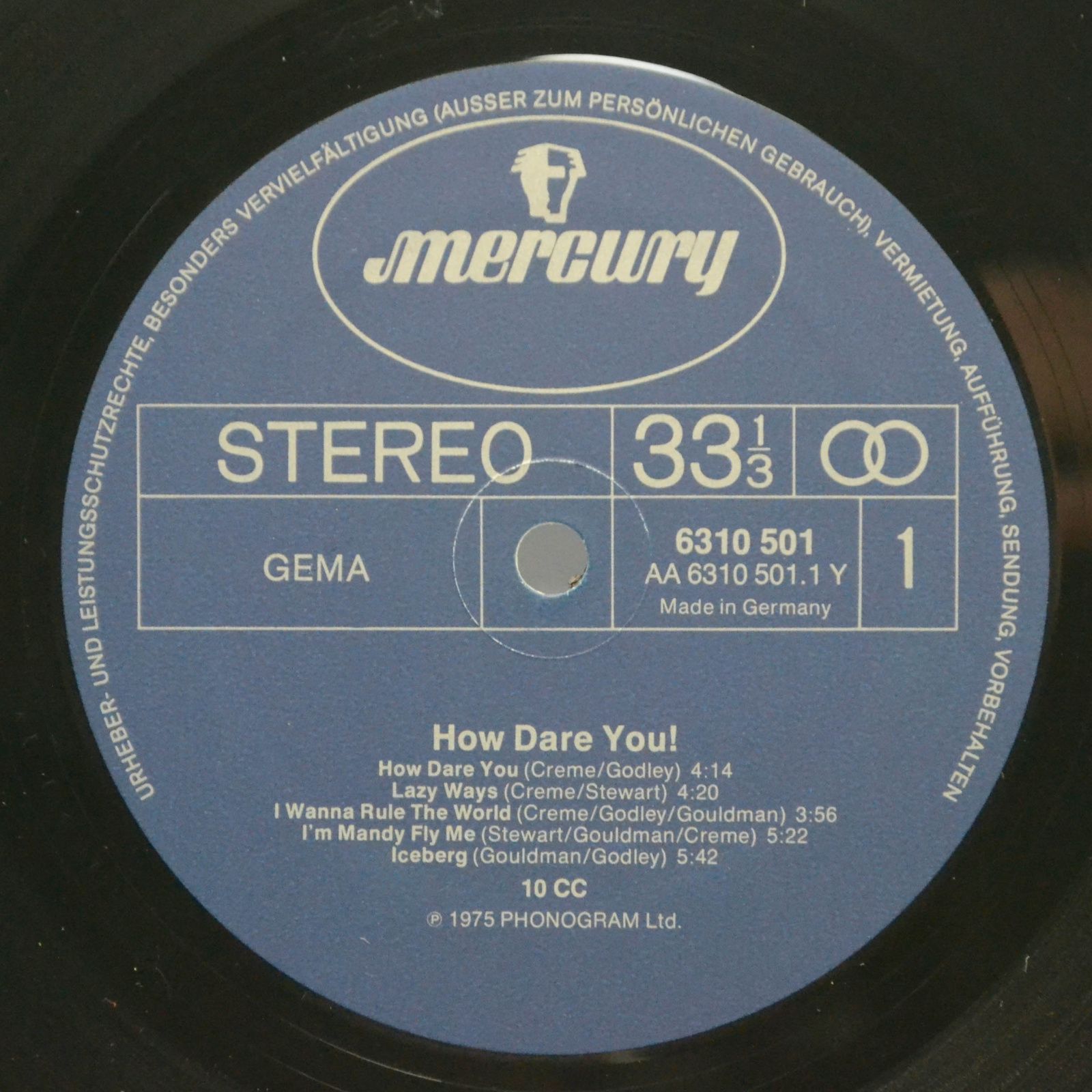 10cc — How Dare You!, 1976