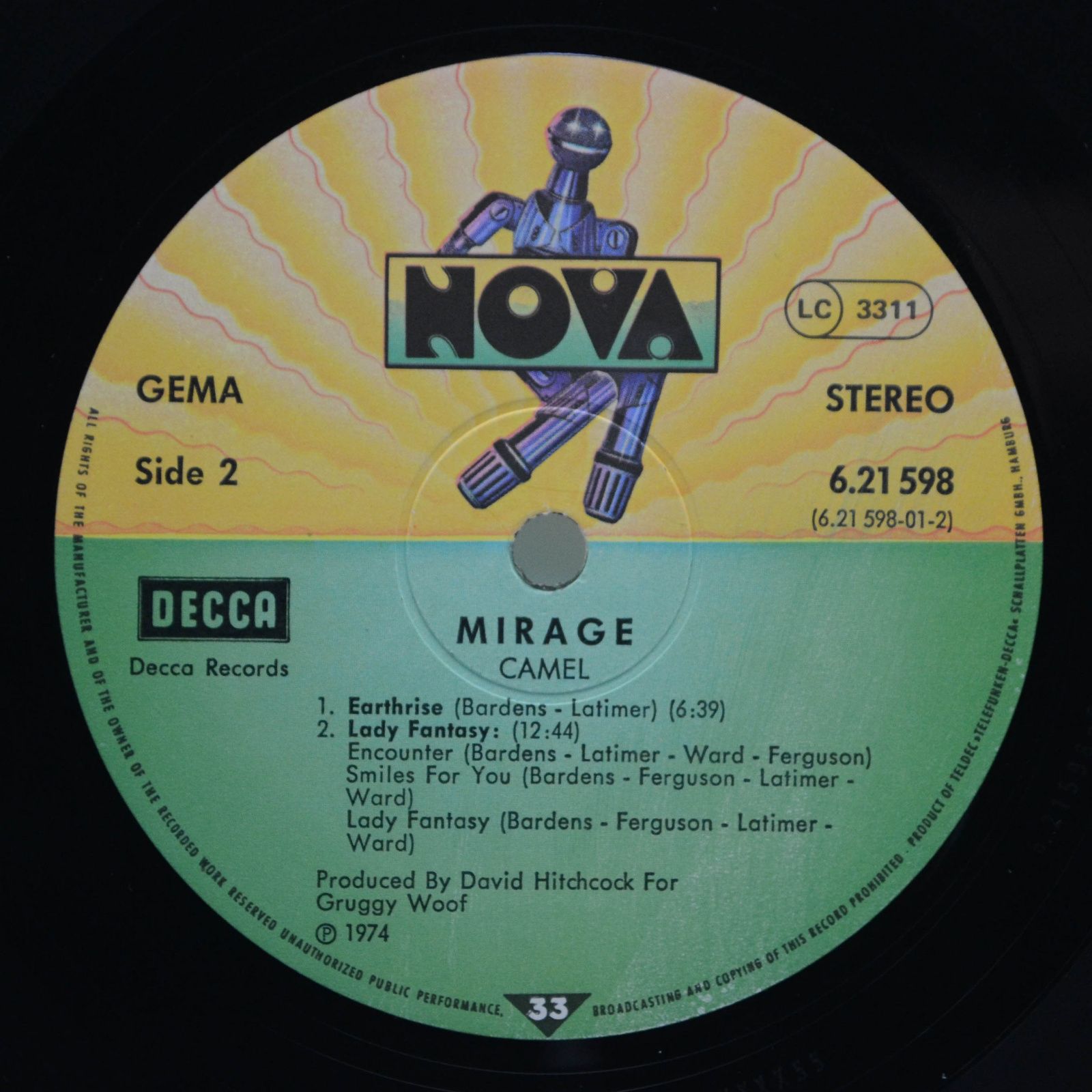 Camel — Mirage, 1974