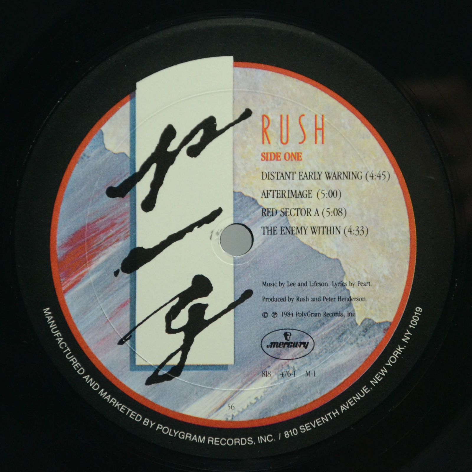 Rush — Grace Under Pressure (USA), 1984