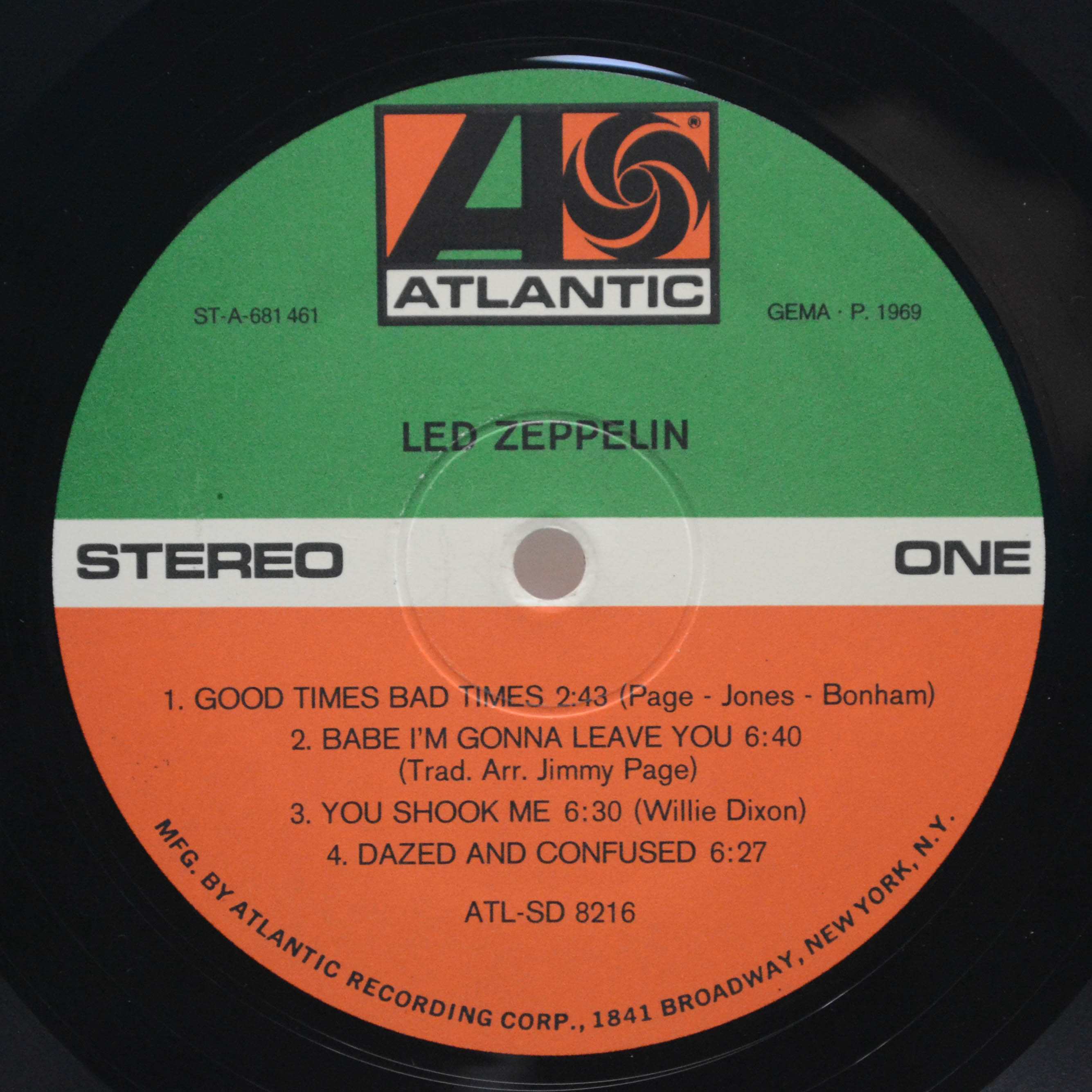 Led Zeppelin — Led Zeppelin, 1969
