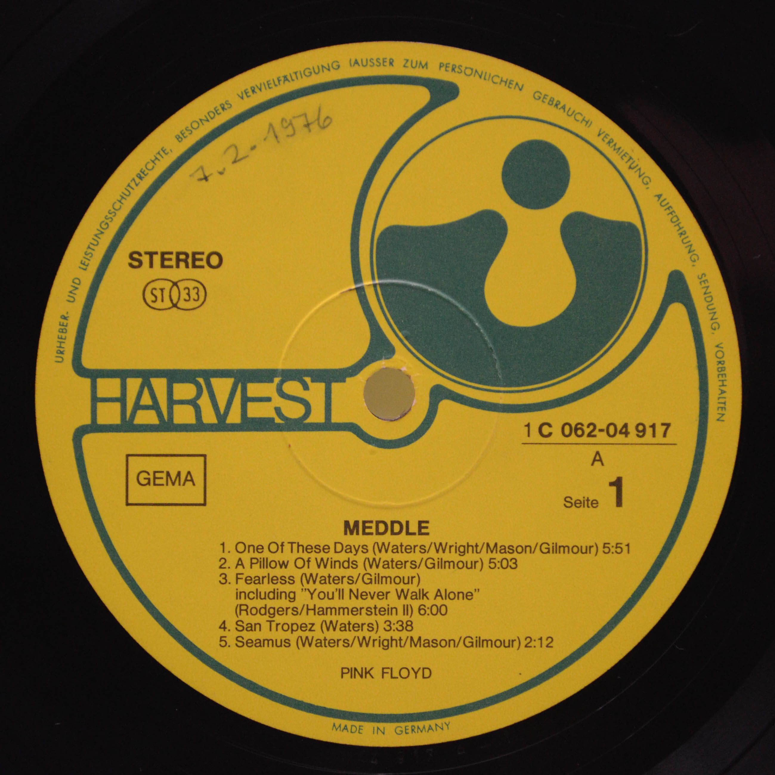 Pink Floyd — Meddle, 1971