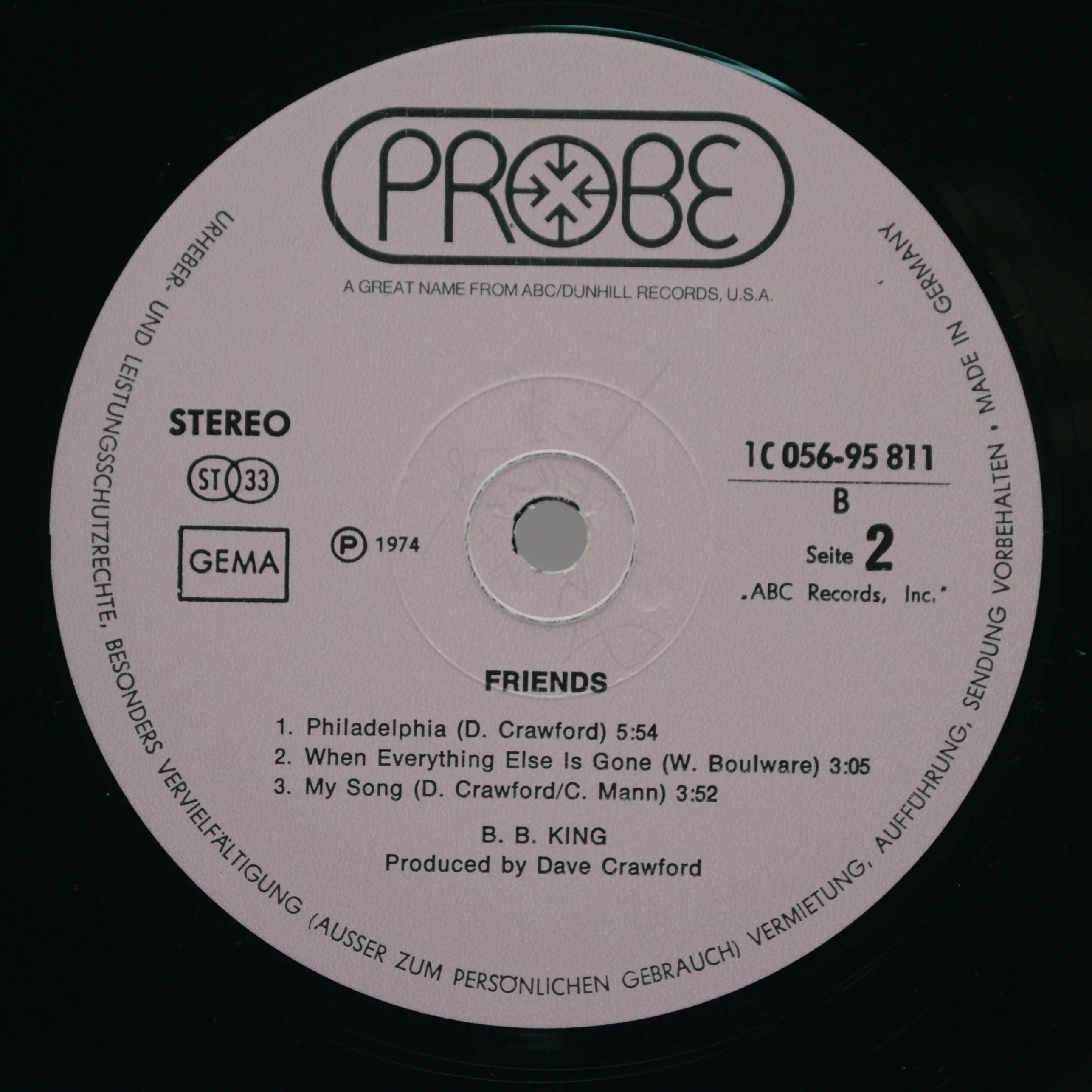 B.B. King — Friends, 1974