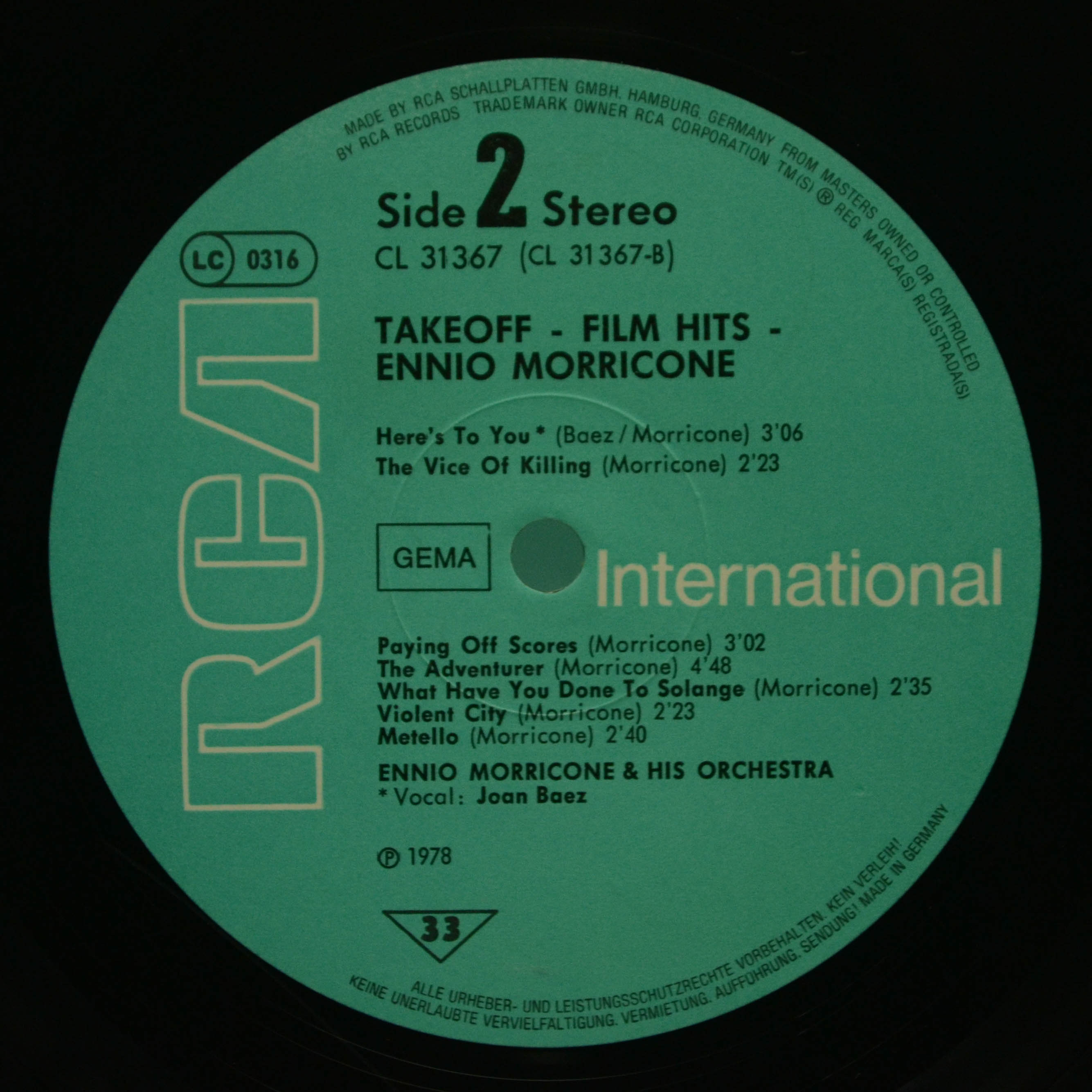 Ennio Morricone — Film Hits, 1978