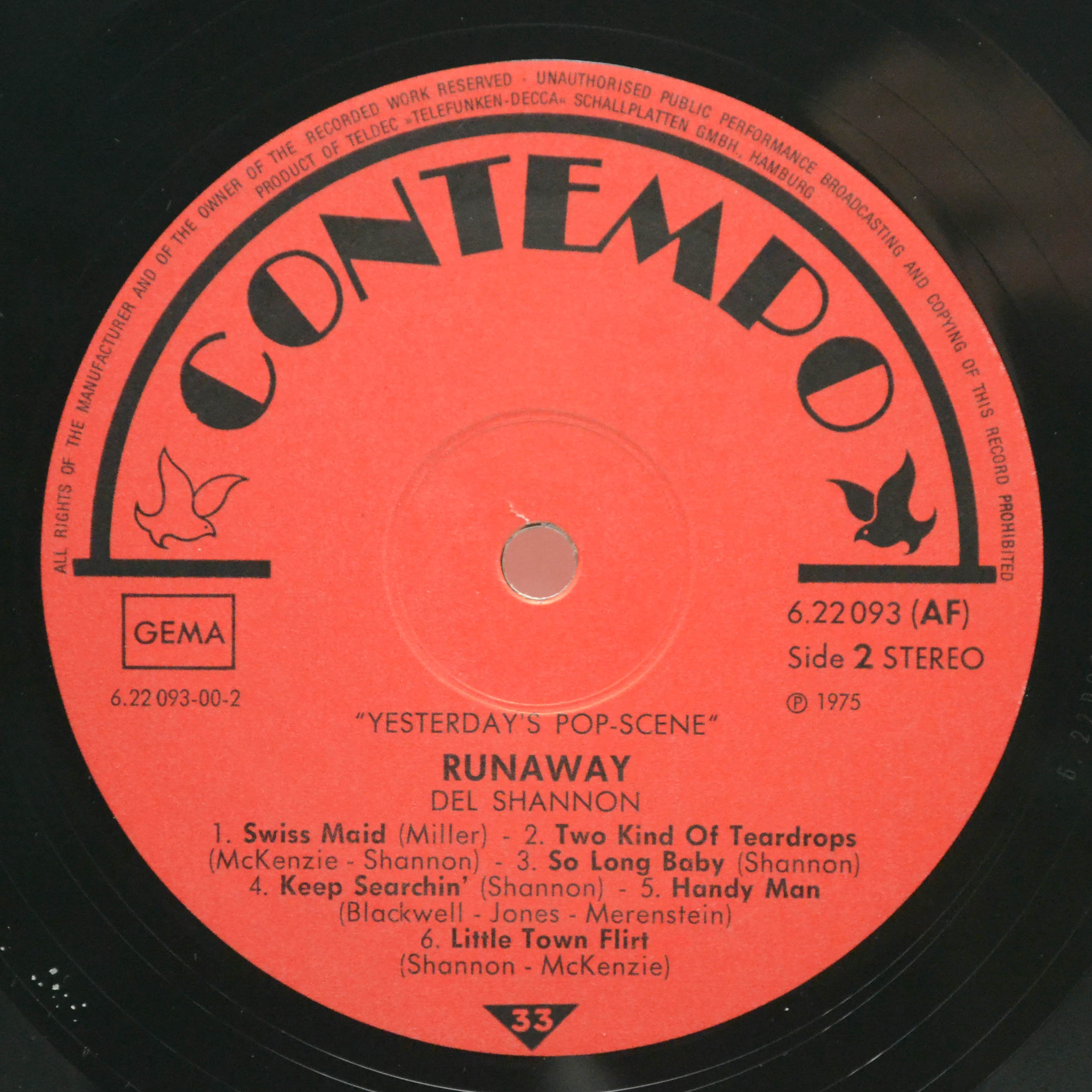 Del Shannon — Runaway, 1975