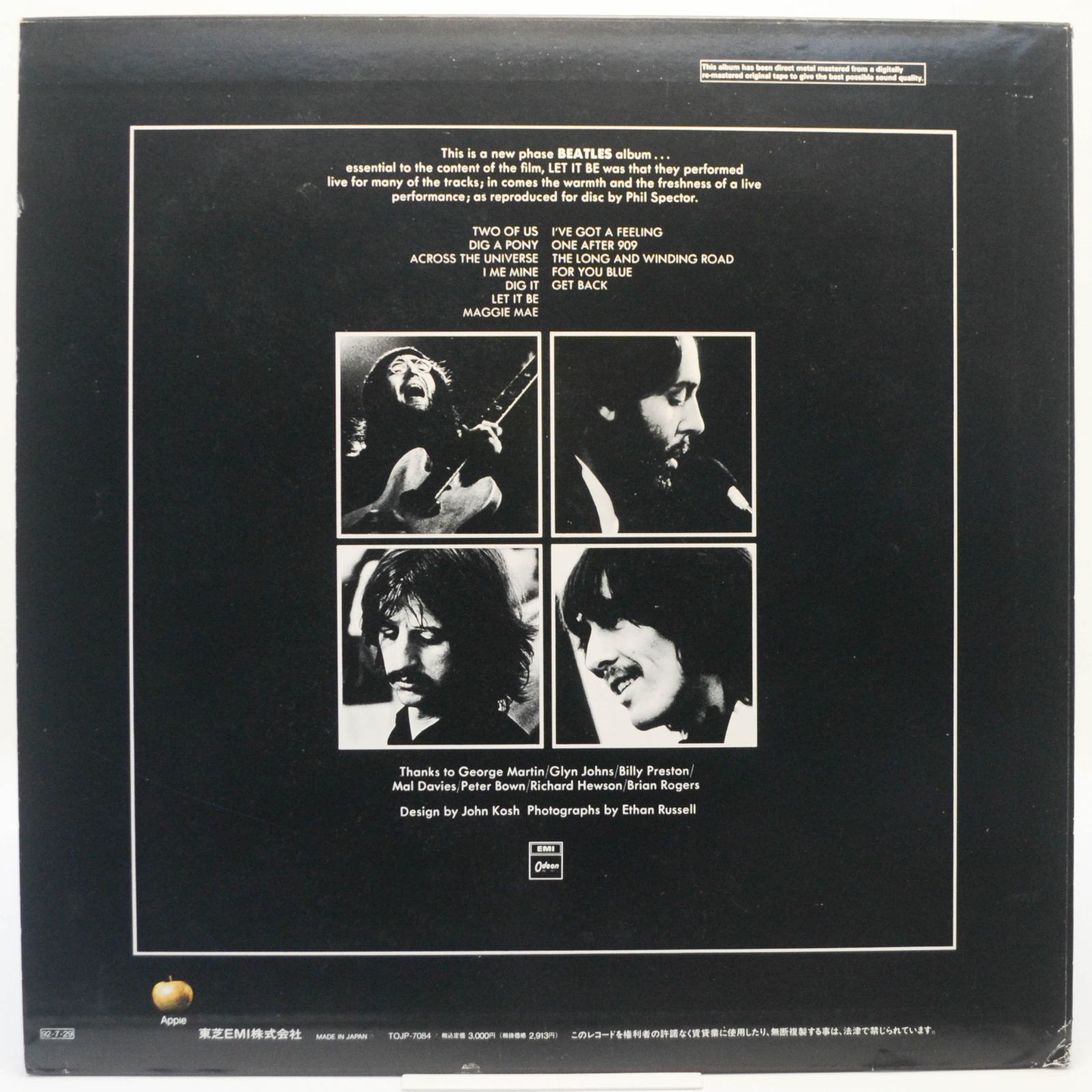 Beatles — Let It Be, 1970