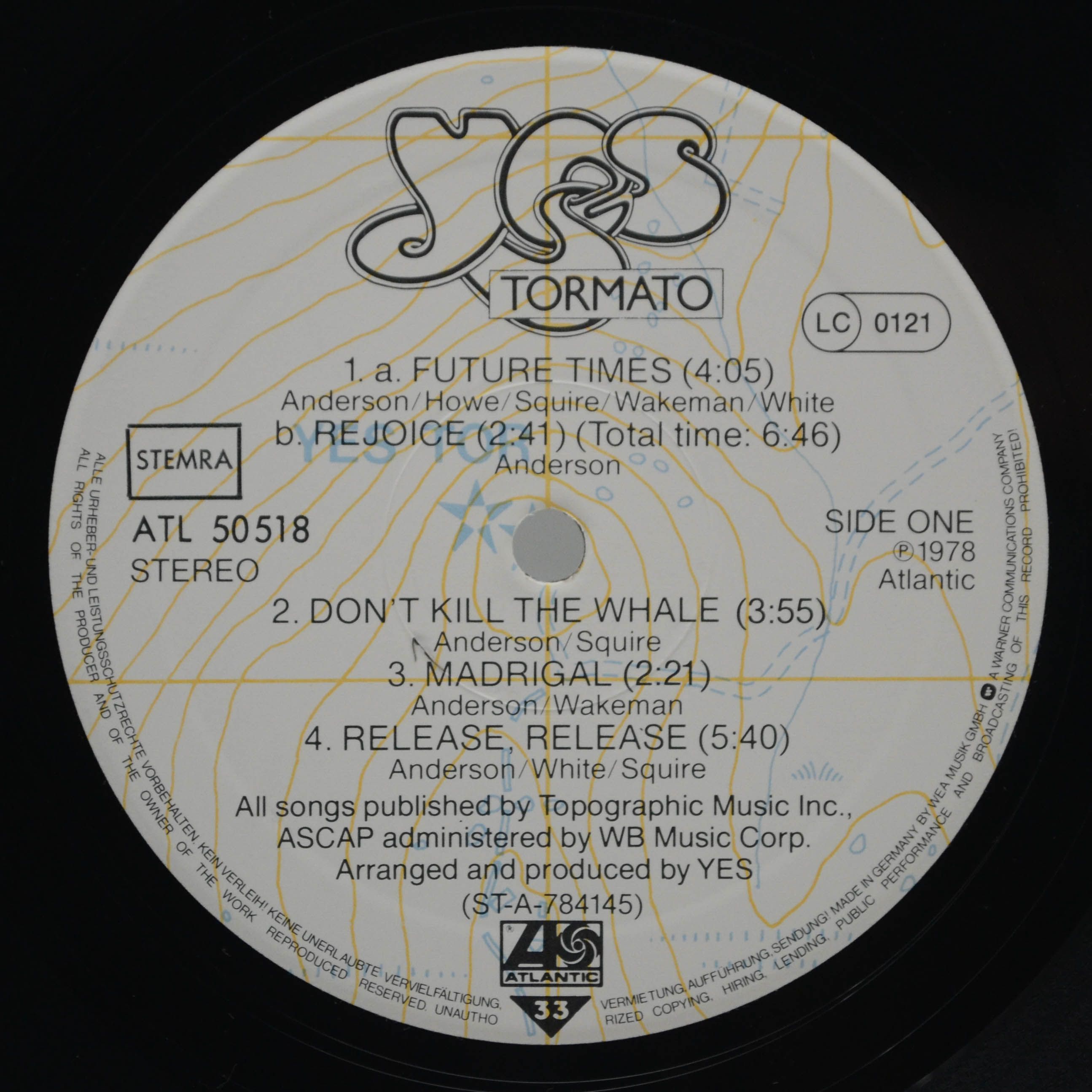 Yes — Tormato, 1978