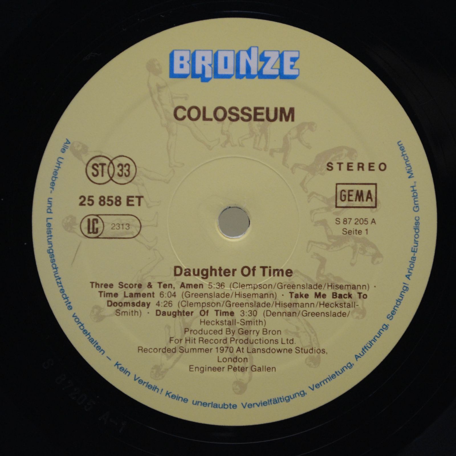 Colosseum — Daughter Of Time, 1970