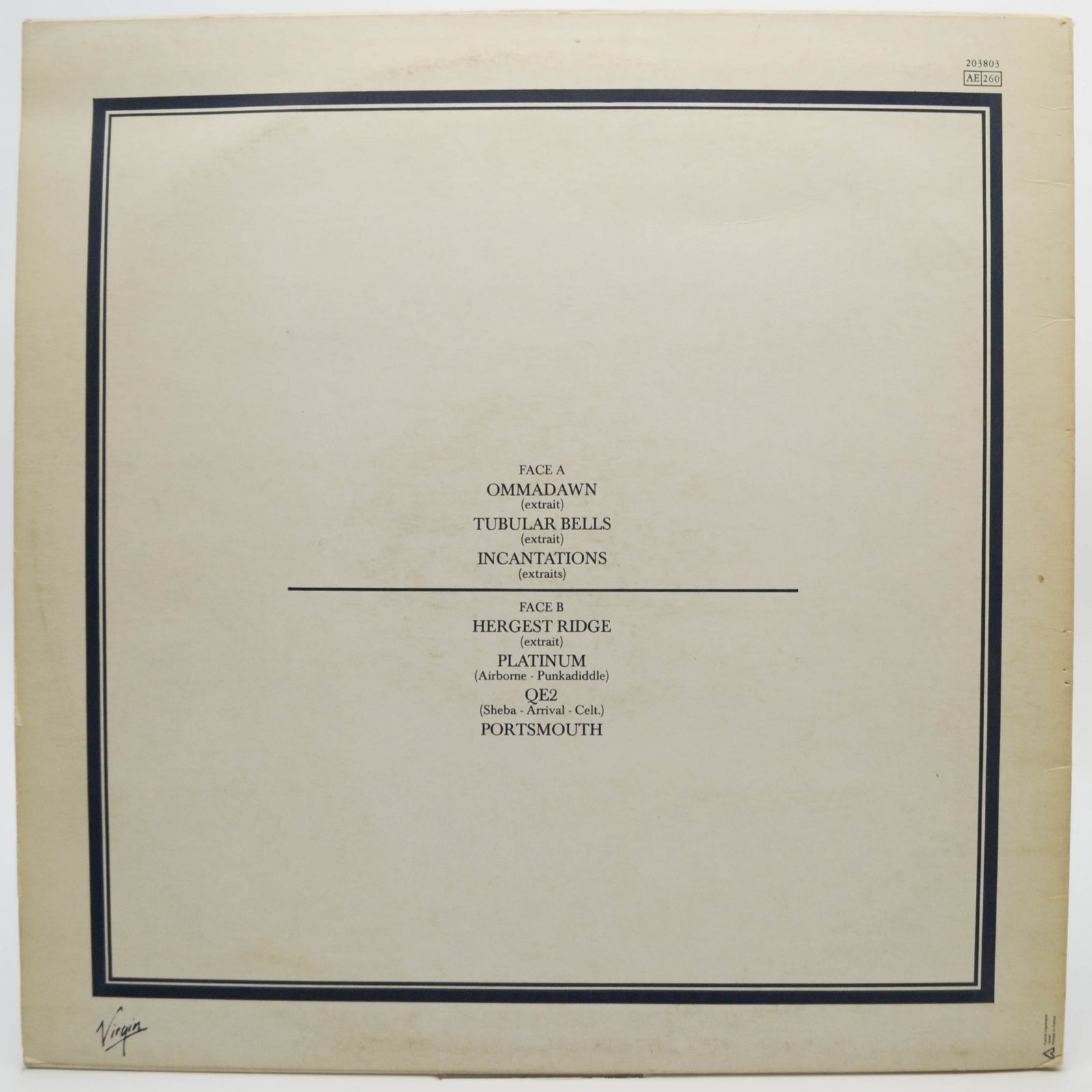 Mike Oldfield — Episodes, 1981