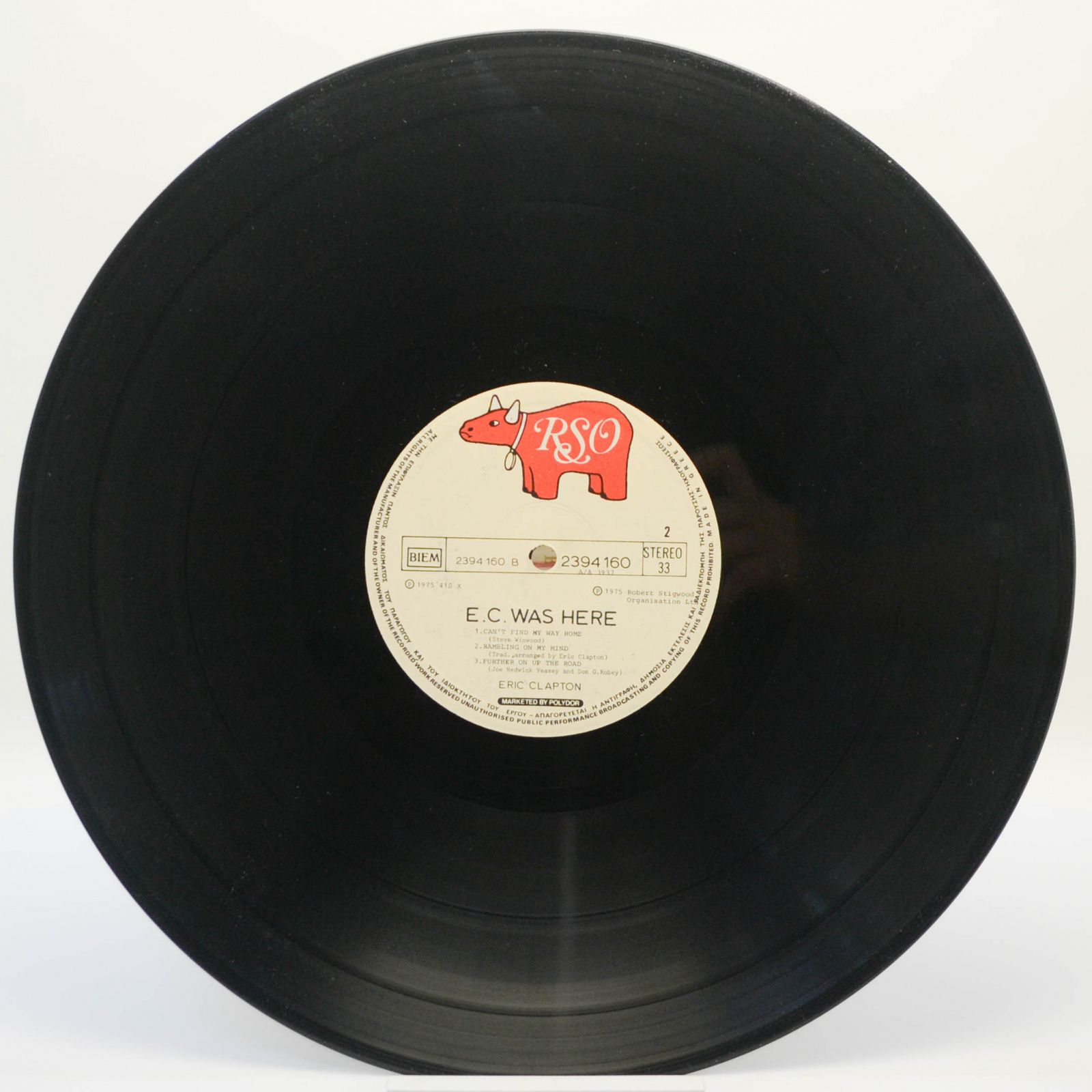 Eric Clapton — E.C. Was Here, 1975