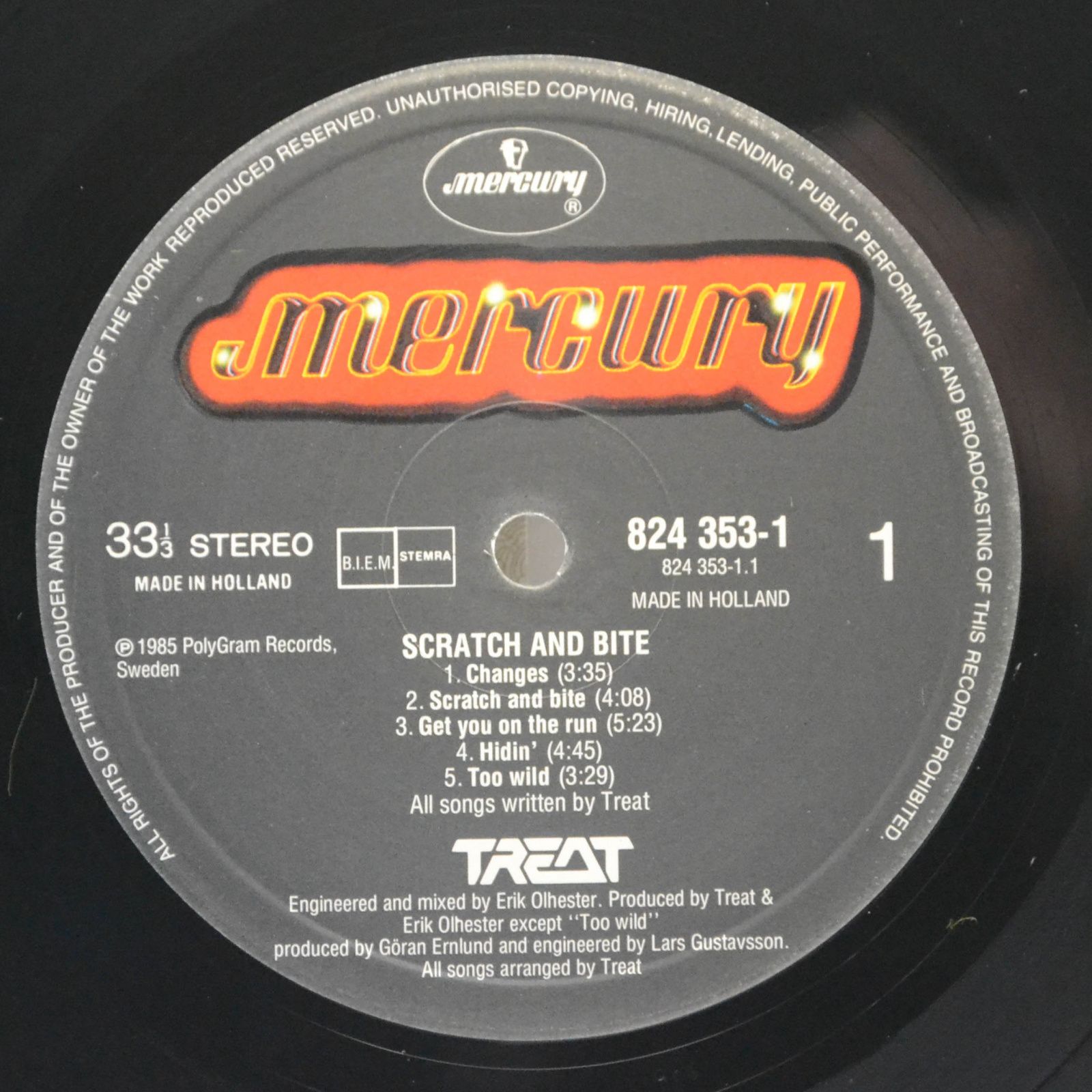 Treat — Scratch And Bite, 1985