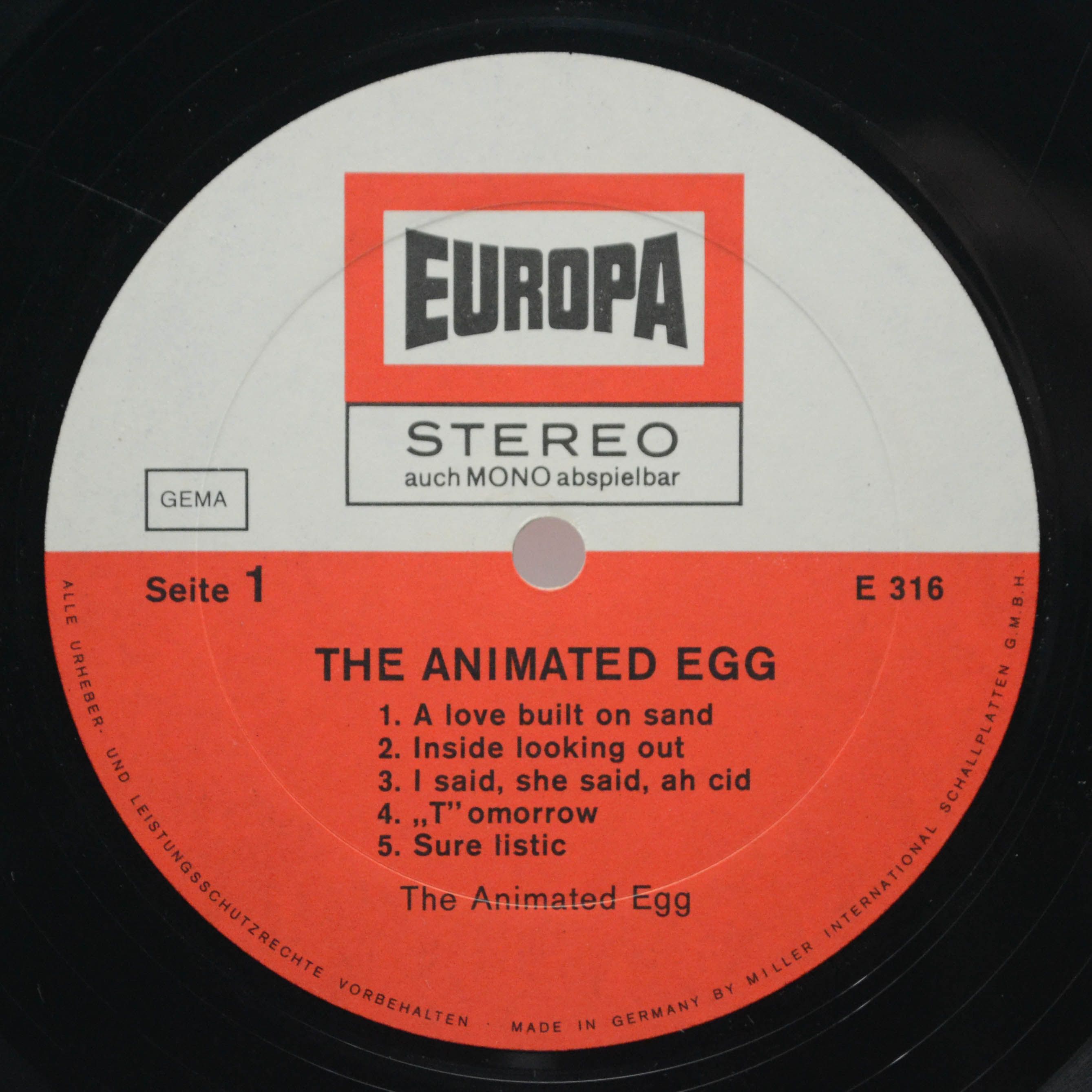 Animated Egg — The Animated Egg, 1969