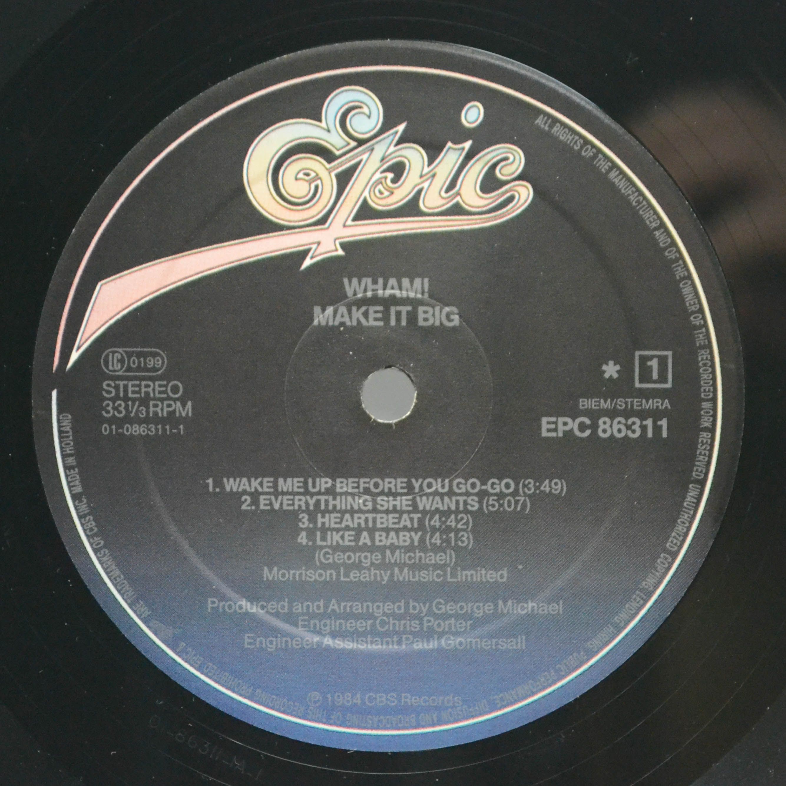 Wham! — Make It Big, 1984