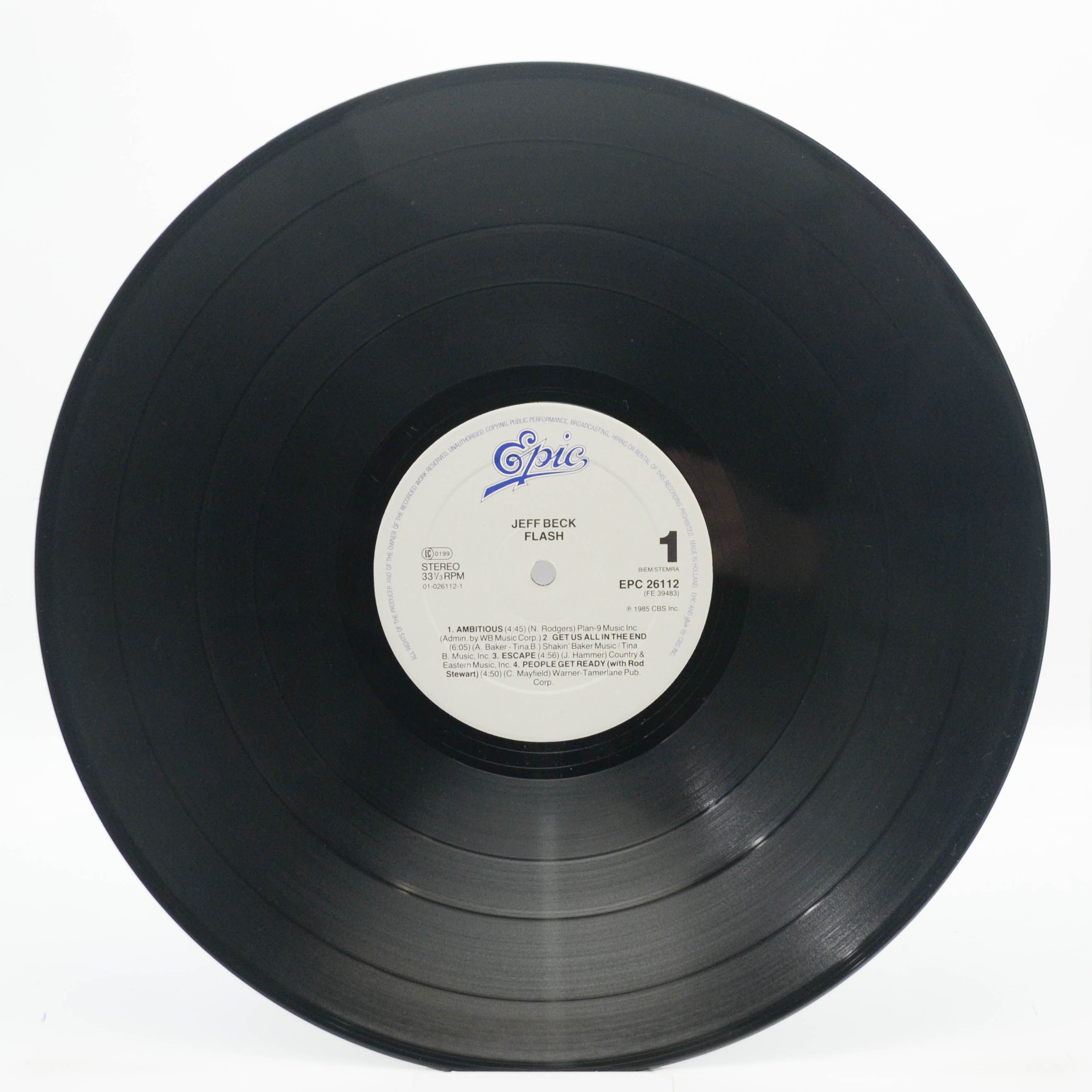 Jeff Beck — Flash, 1985