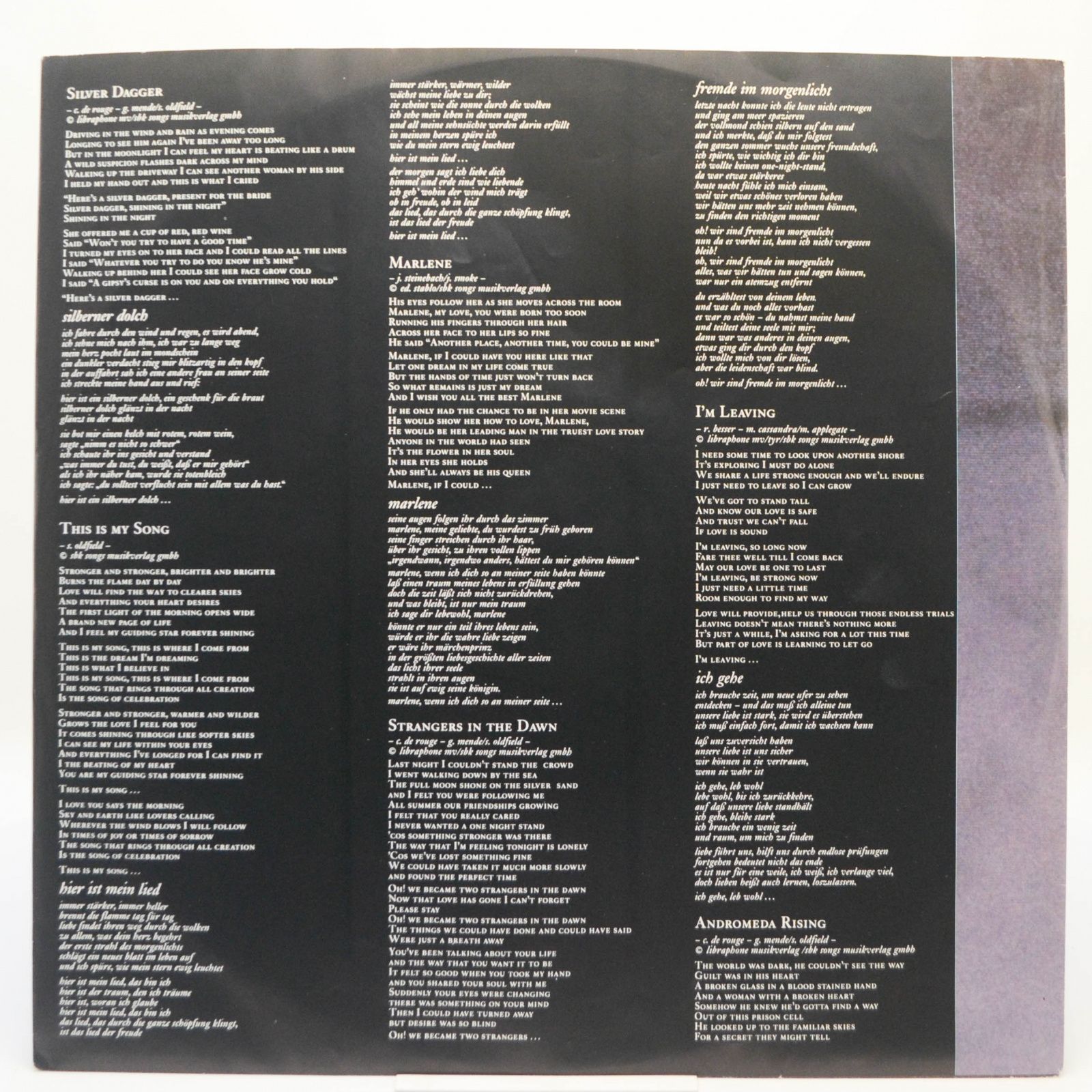 Sally Oldfield — Femme, 1987