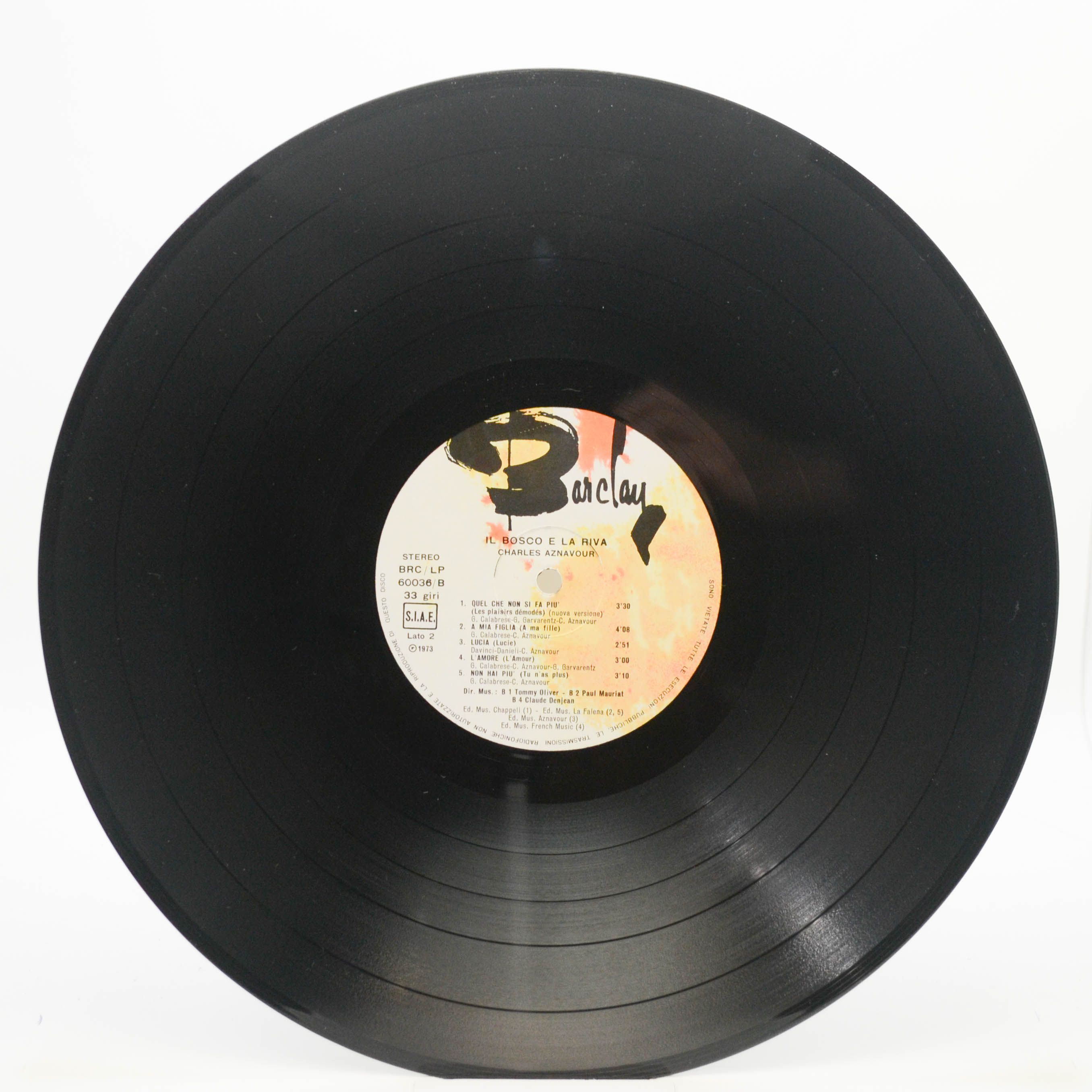 Charles Aznavour — Il Bosco E La Riva, 1973