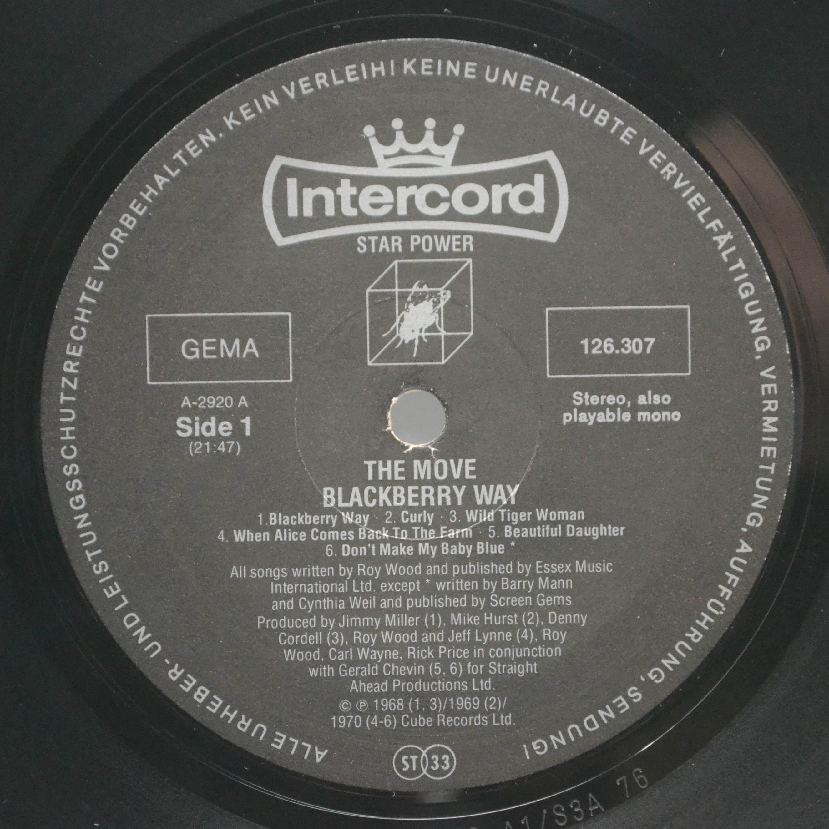 Move — Blackberry Way, 1976