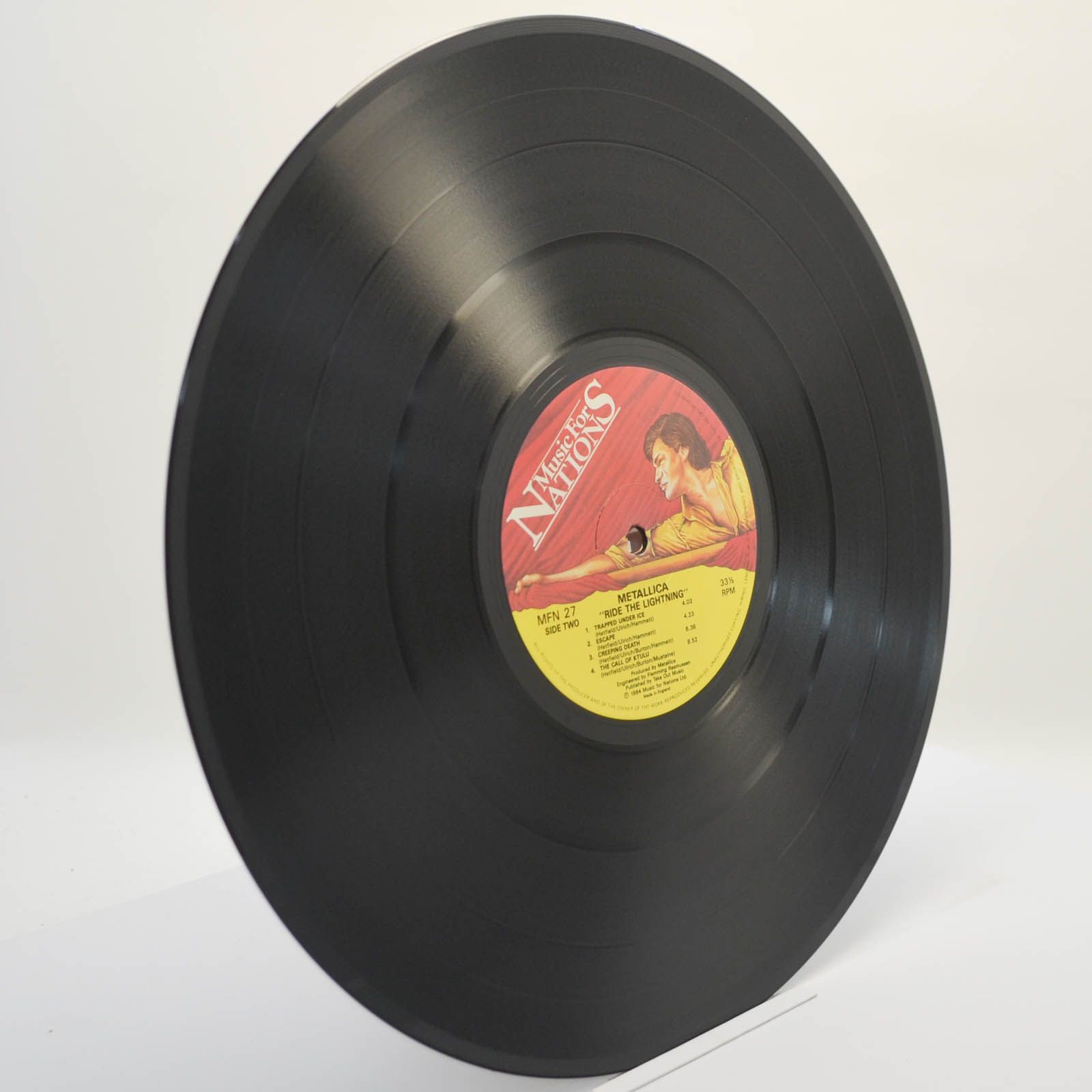 Metallica — Ride The Lightning (UK), 1984