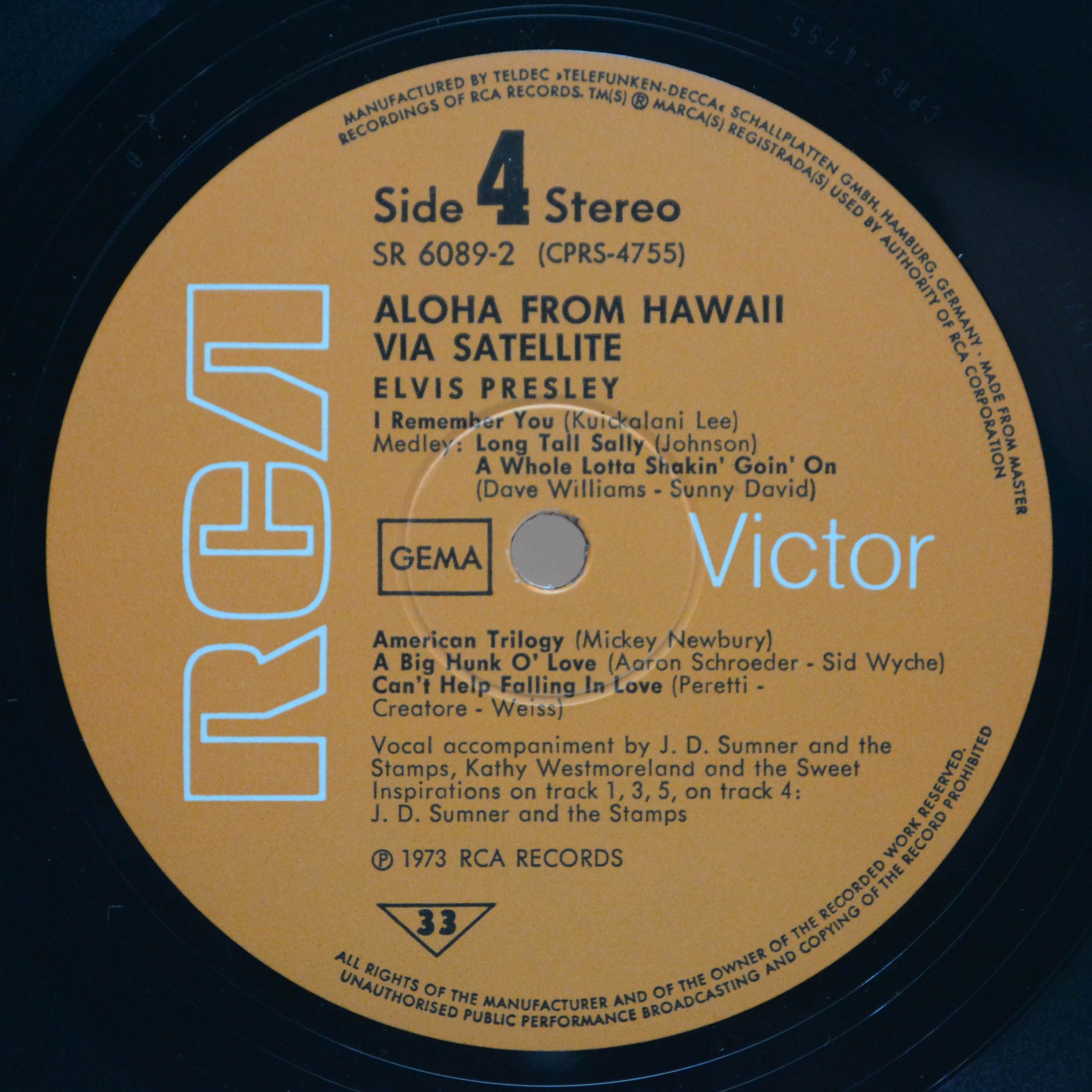 Elvis — Aloha From Hawaii Via Satellite (2LP), 1973