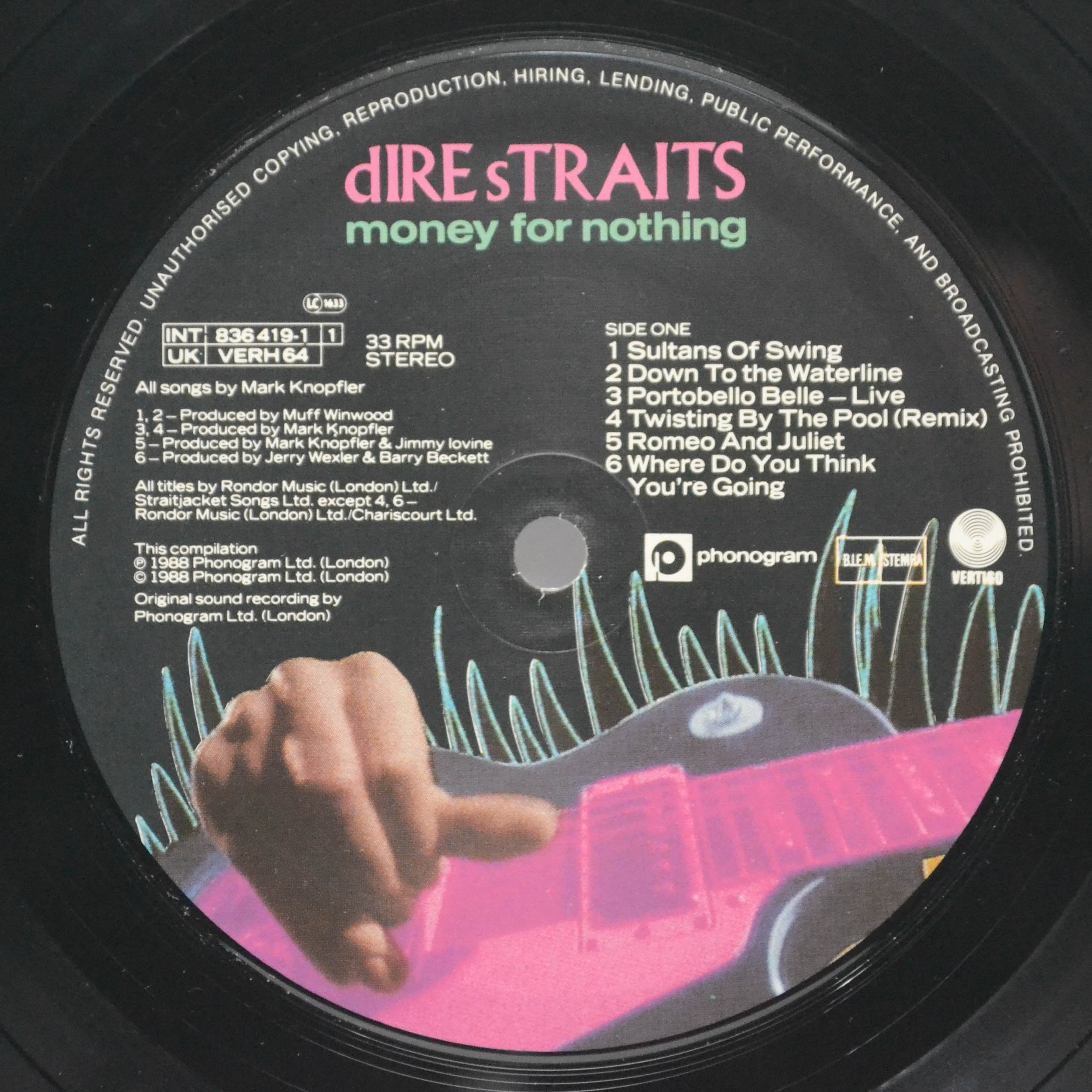 Dire Straits — Money For Nothing, 1988