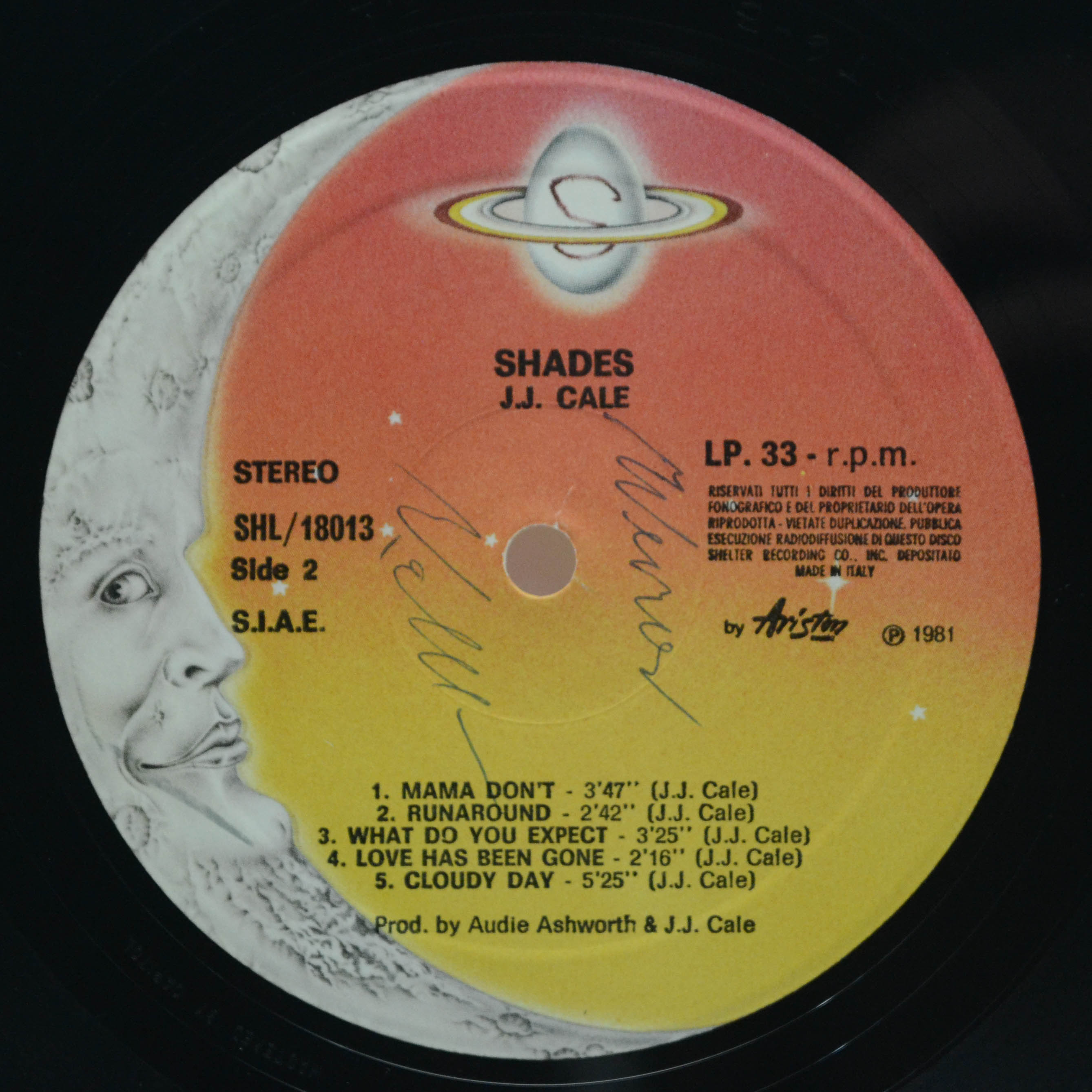 J.J. Cale — Shades, 1981