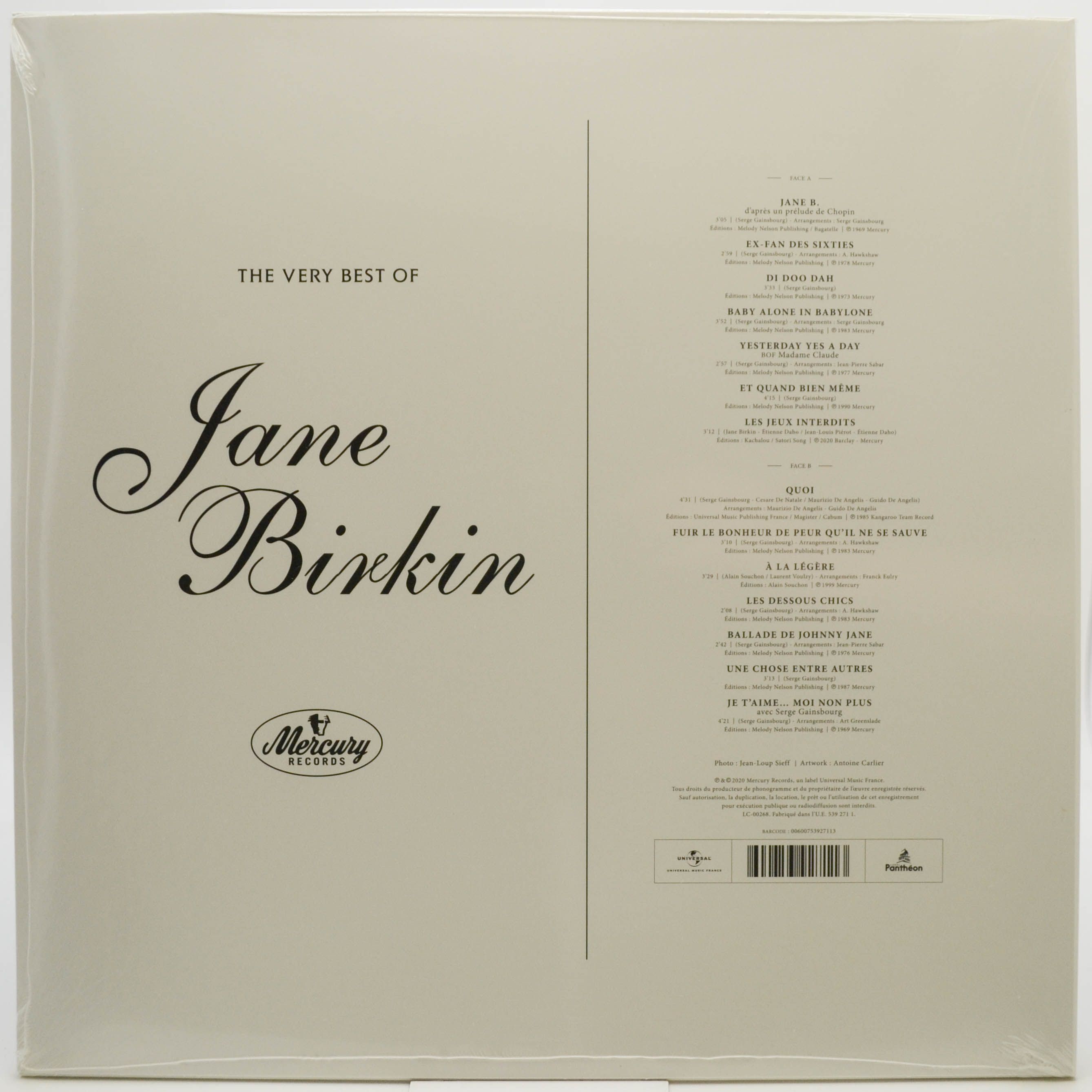 Jane Birkin — The Very Best Of (France), 2020