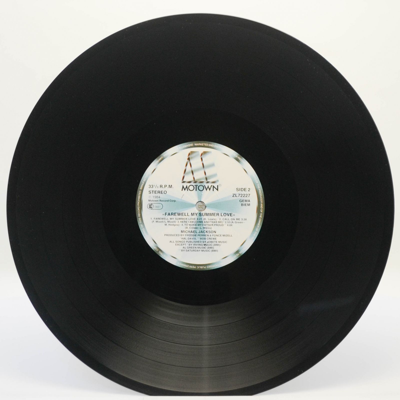 Michael Jackson — Farewell My Summer Love, 1984