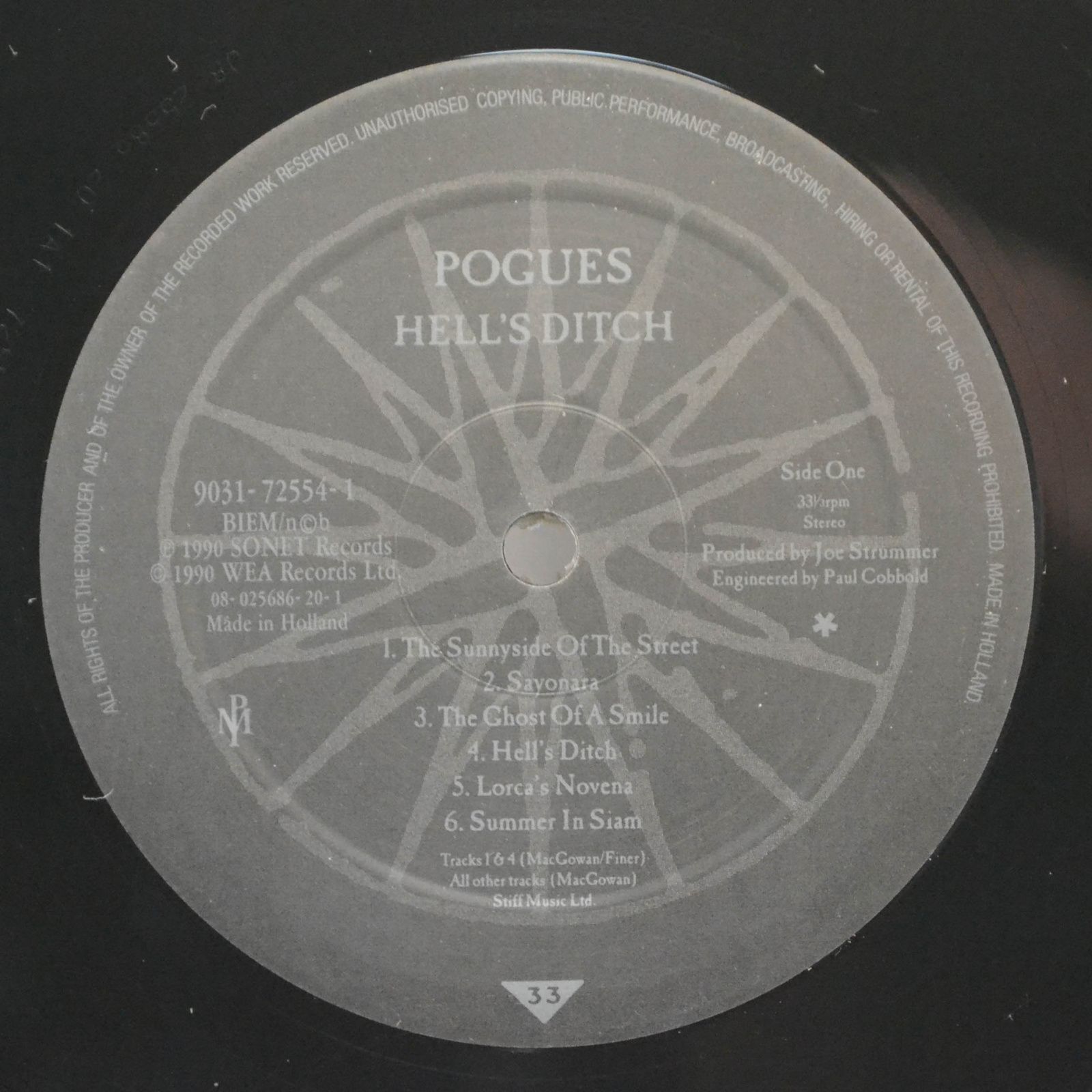Pogues — Hell's Ditch, 1990