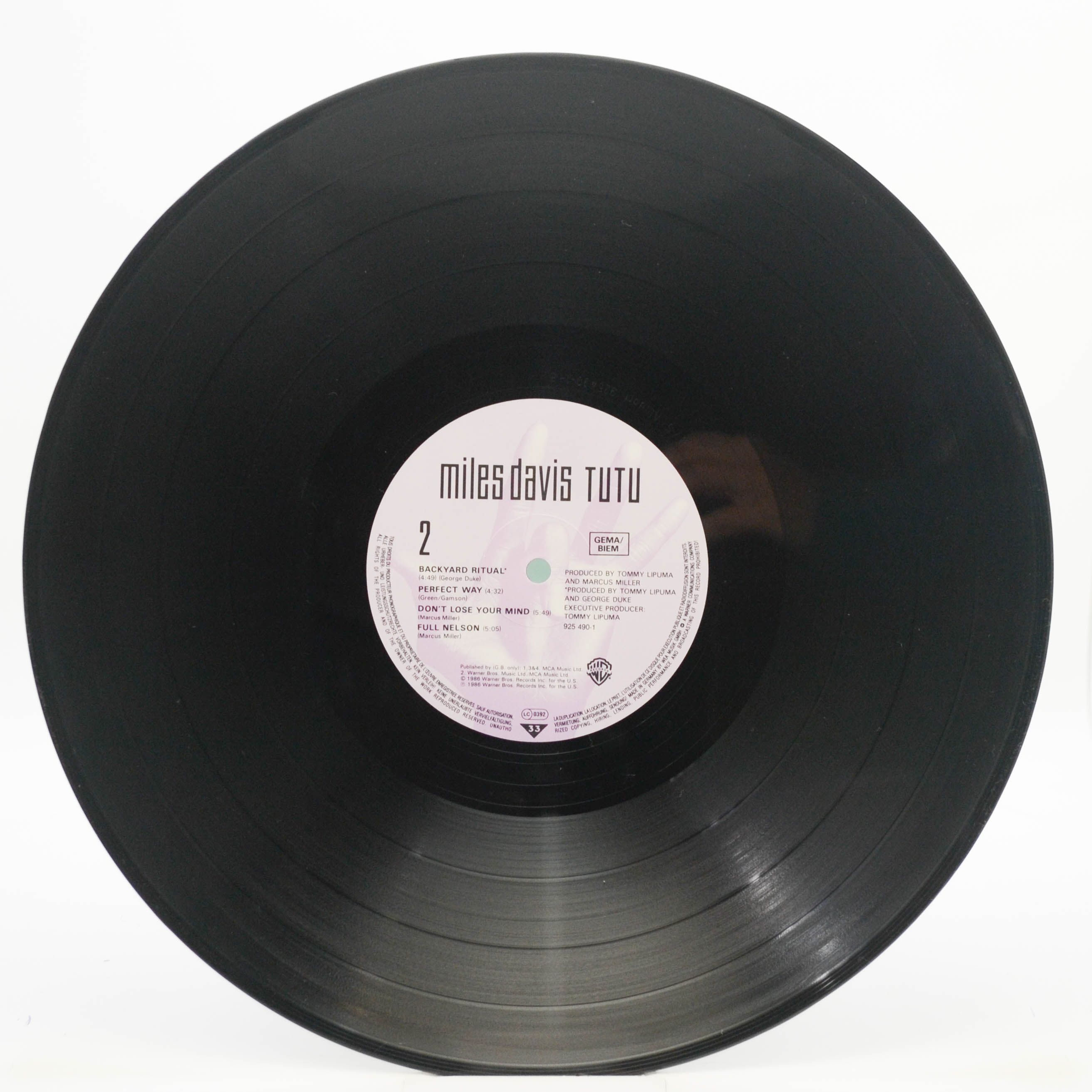 Miles Davis — Tutu, 1986