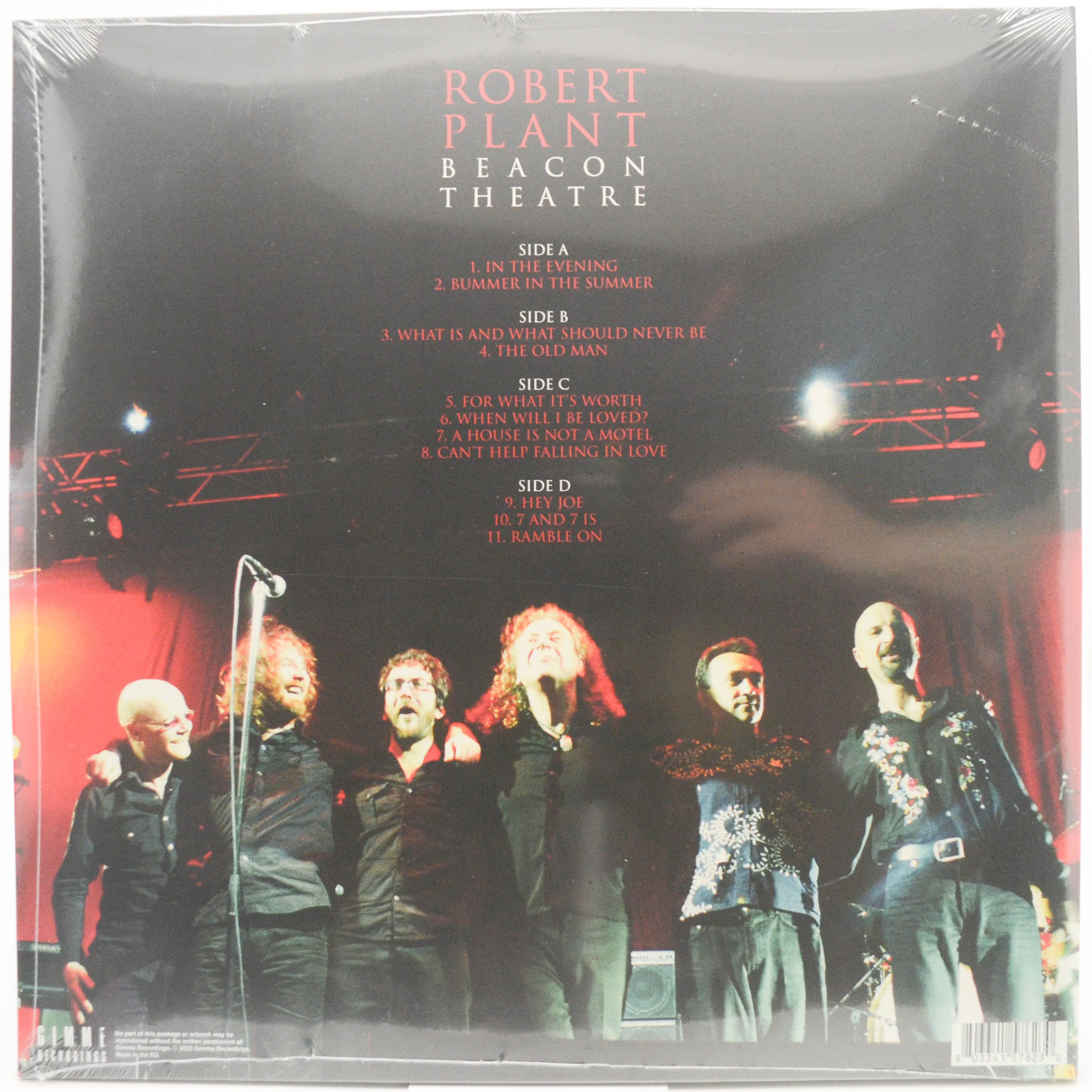 Robert Plant — Beacon Theatre (2LP, UK), 2023