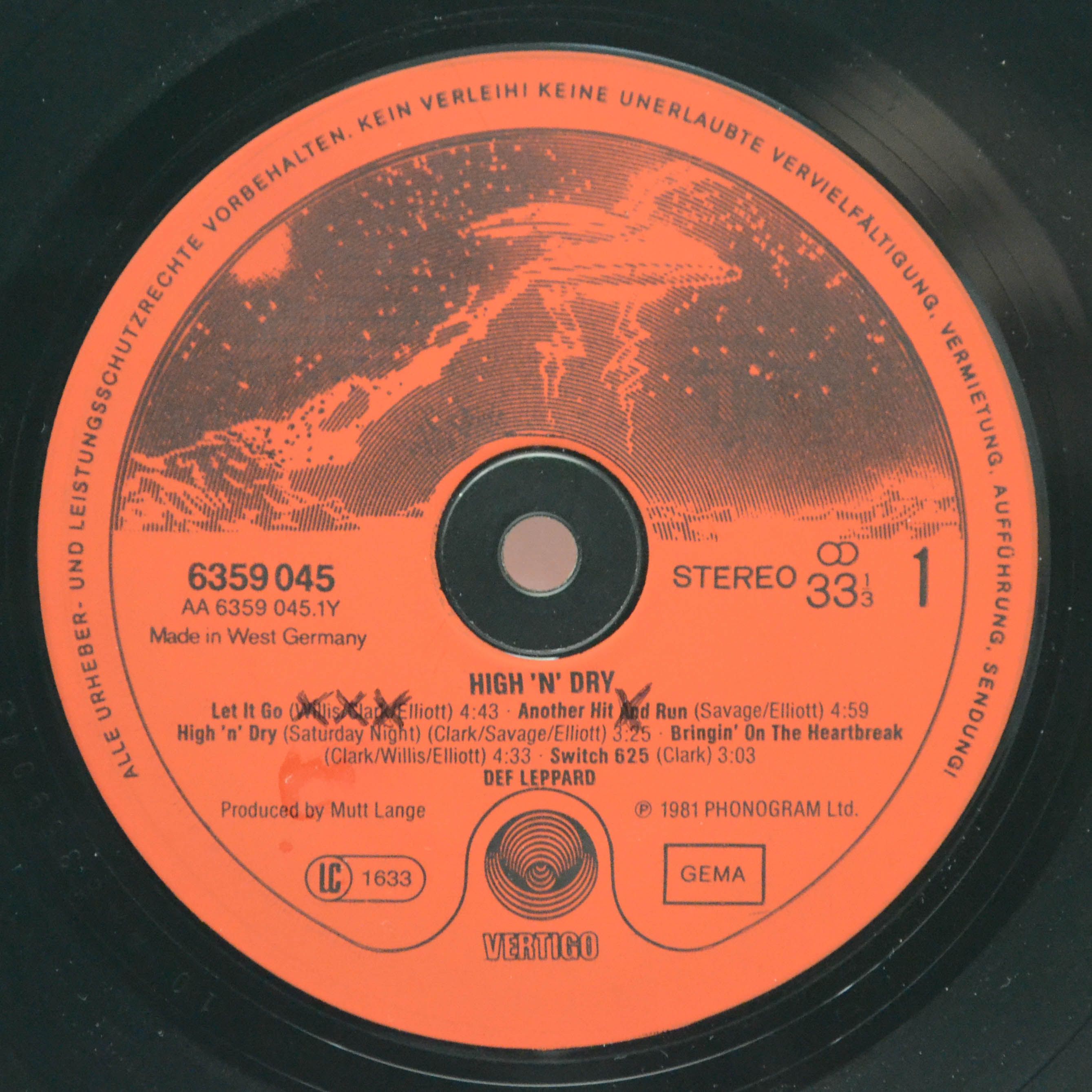 Def Leppard — High 'N' Dry, 1981