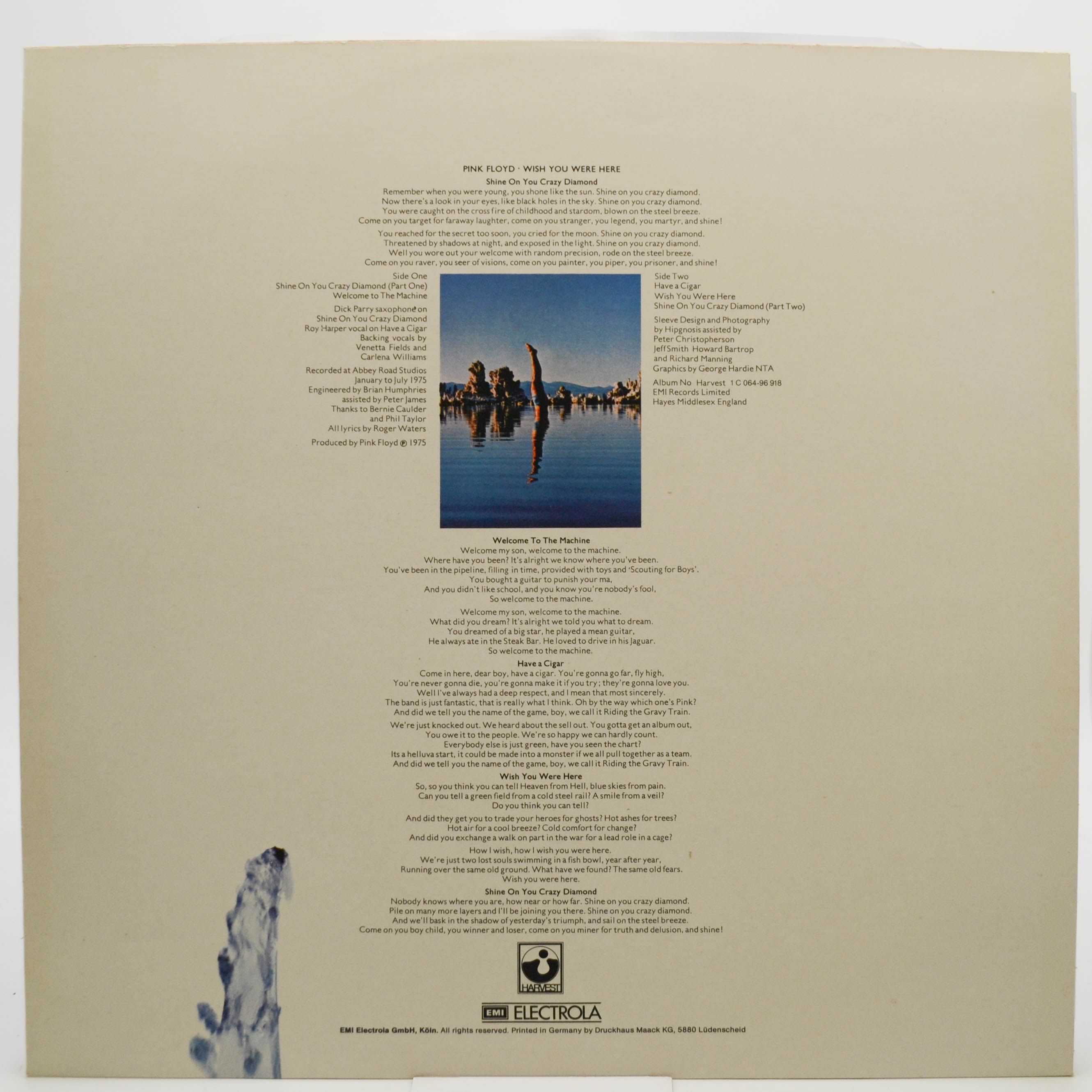 Pink Floyd — Wish You Were Here, 1975