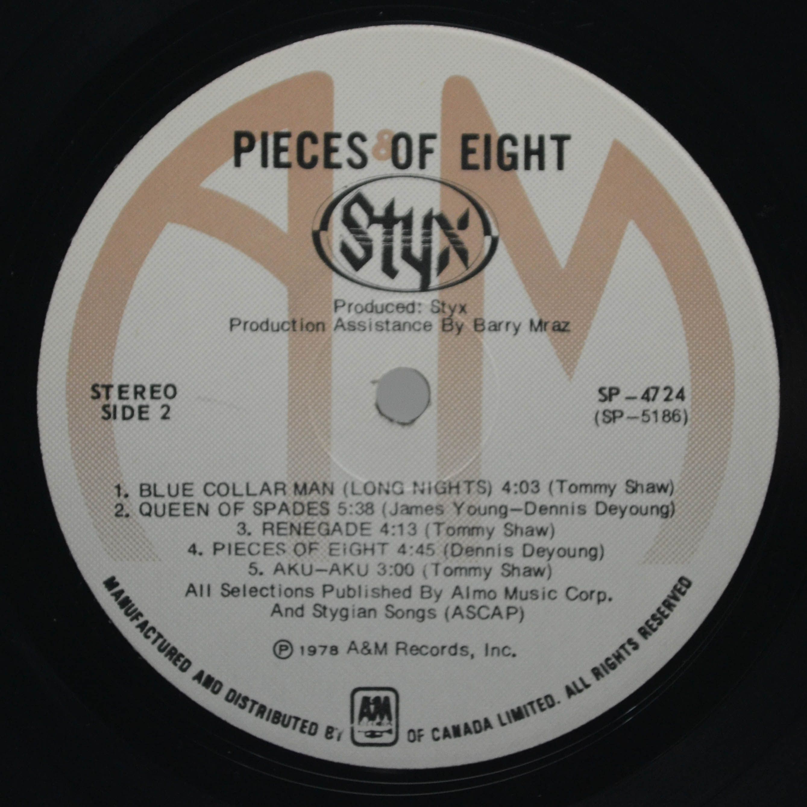 Styx — Pieces Of Eight, 1978