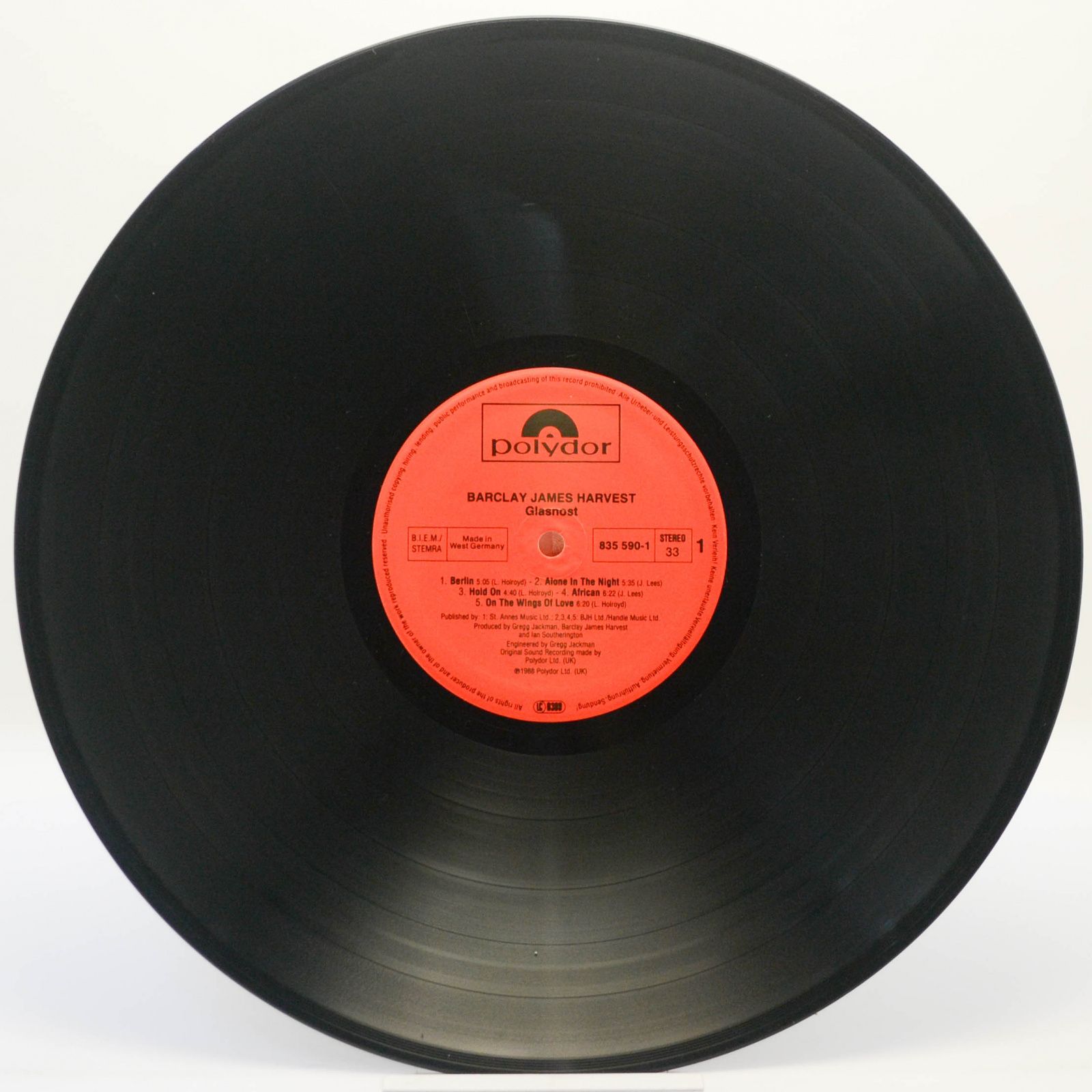 Barclay James Harvest — Glasnost, 1988