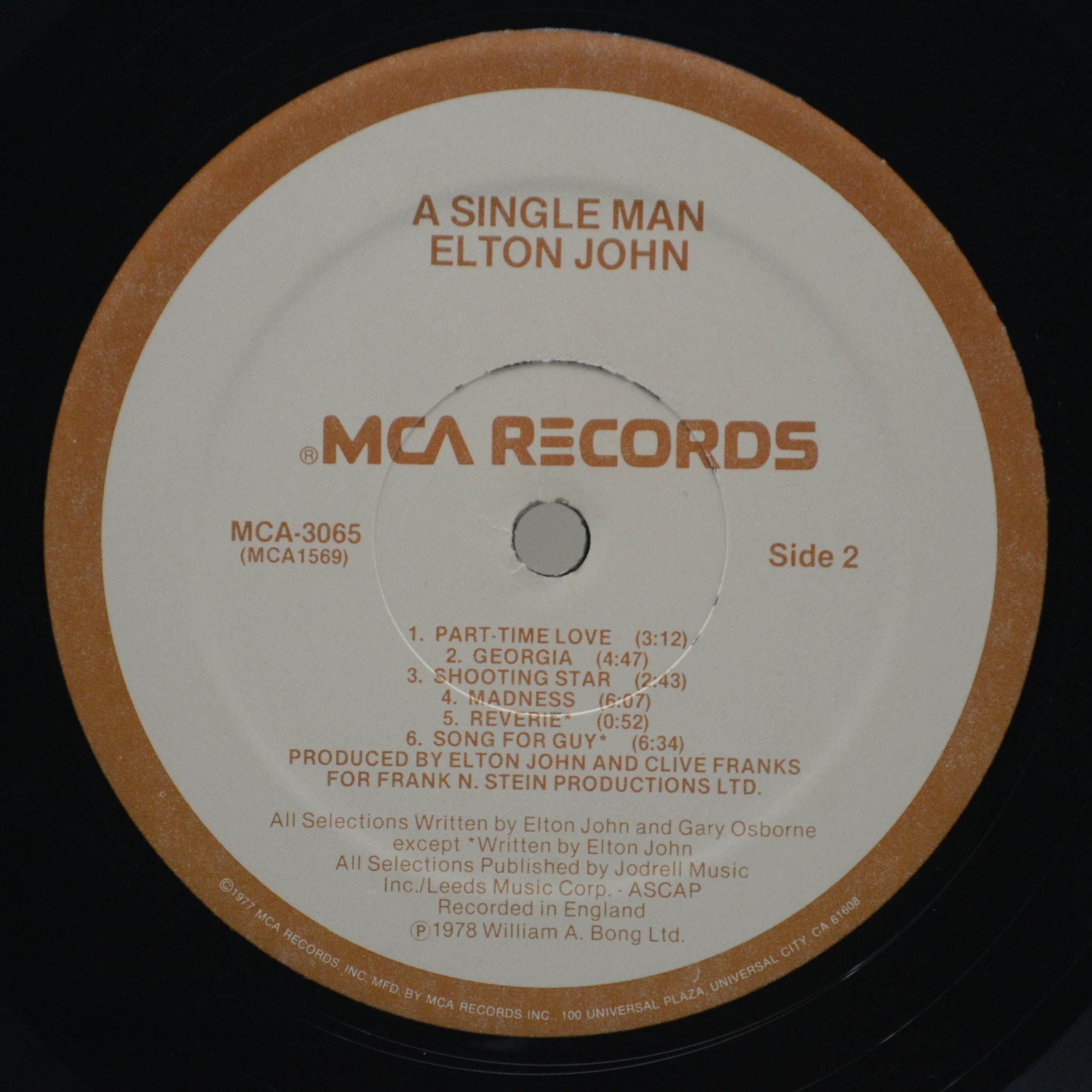 Elton John — A Single Man (USA), 1978