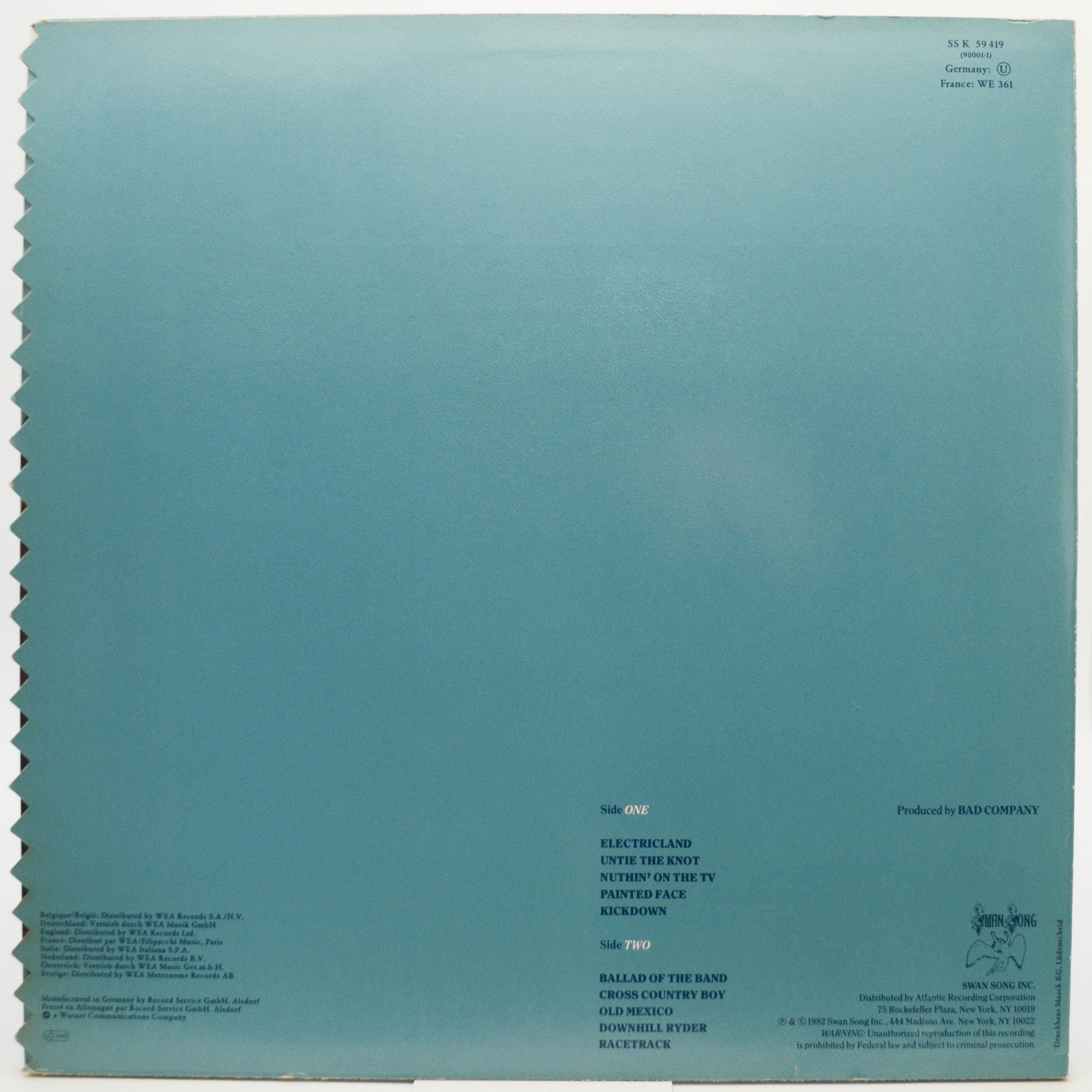 Bad Company — Rough Diamonds, 1982