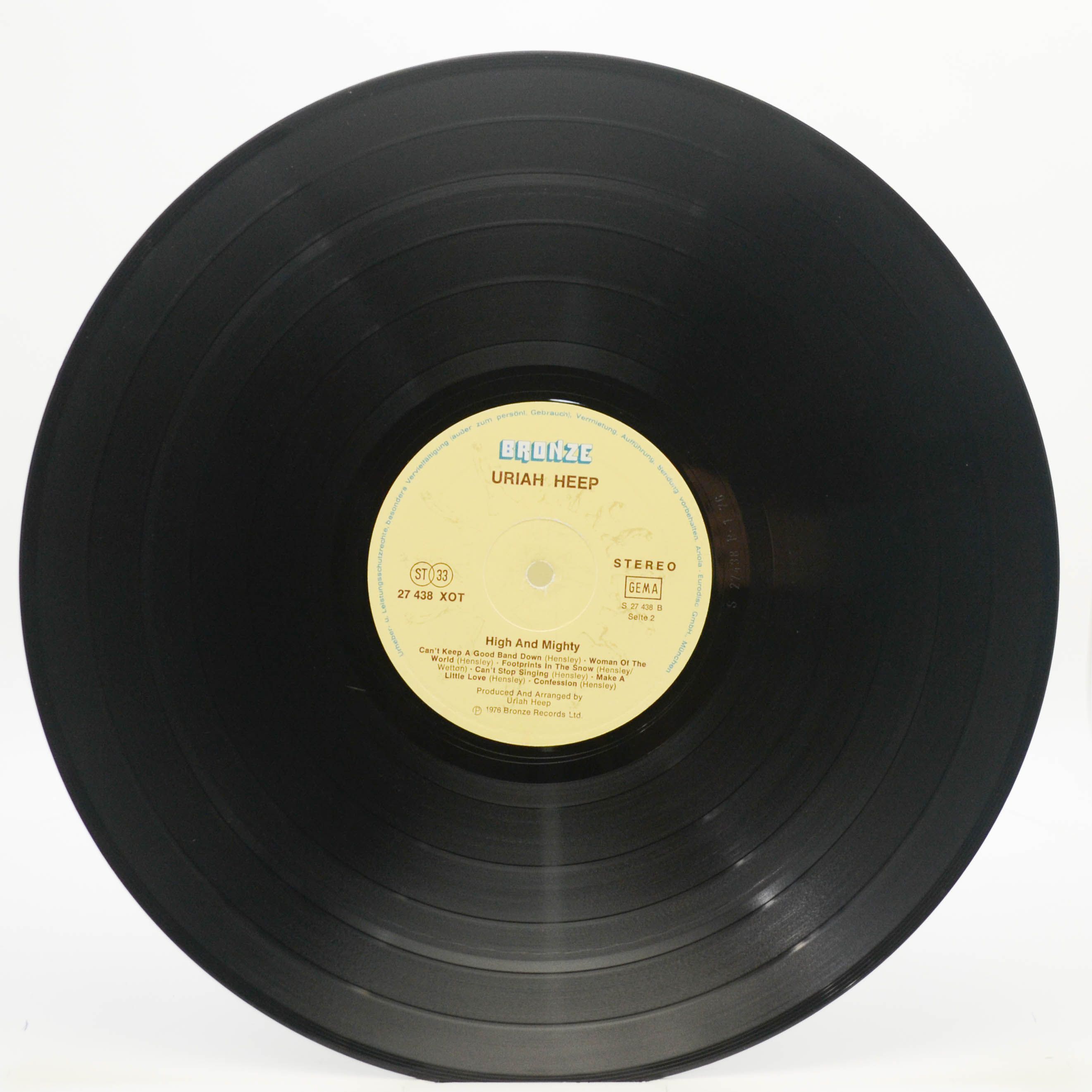 Uriah Heep — High And Mighty, 1976