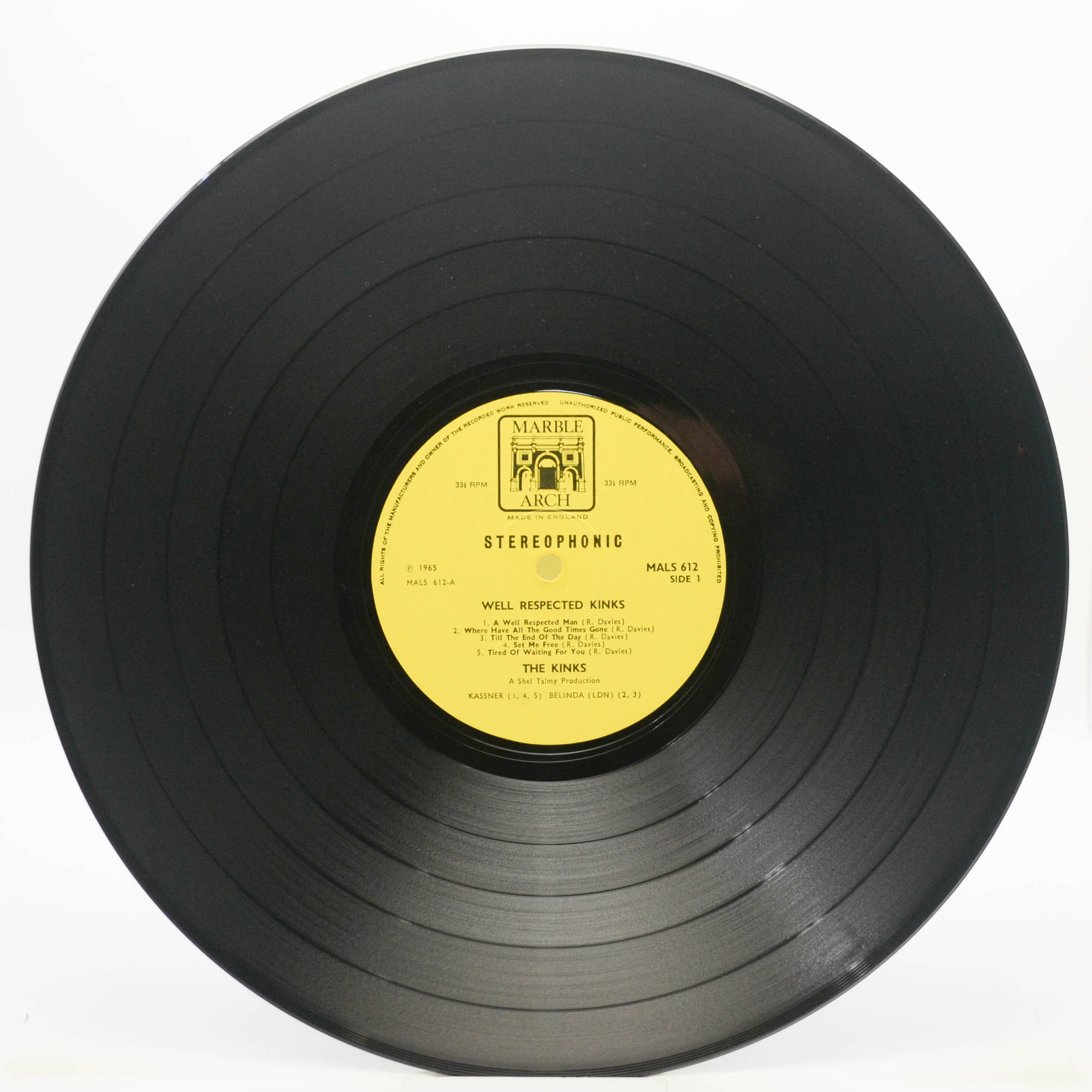 Kinks — Well Respected Kinks (1-st, UK), 1966