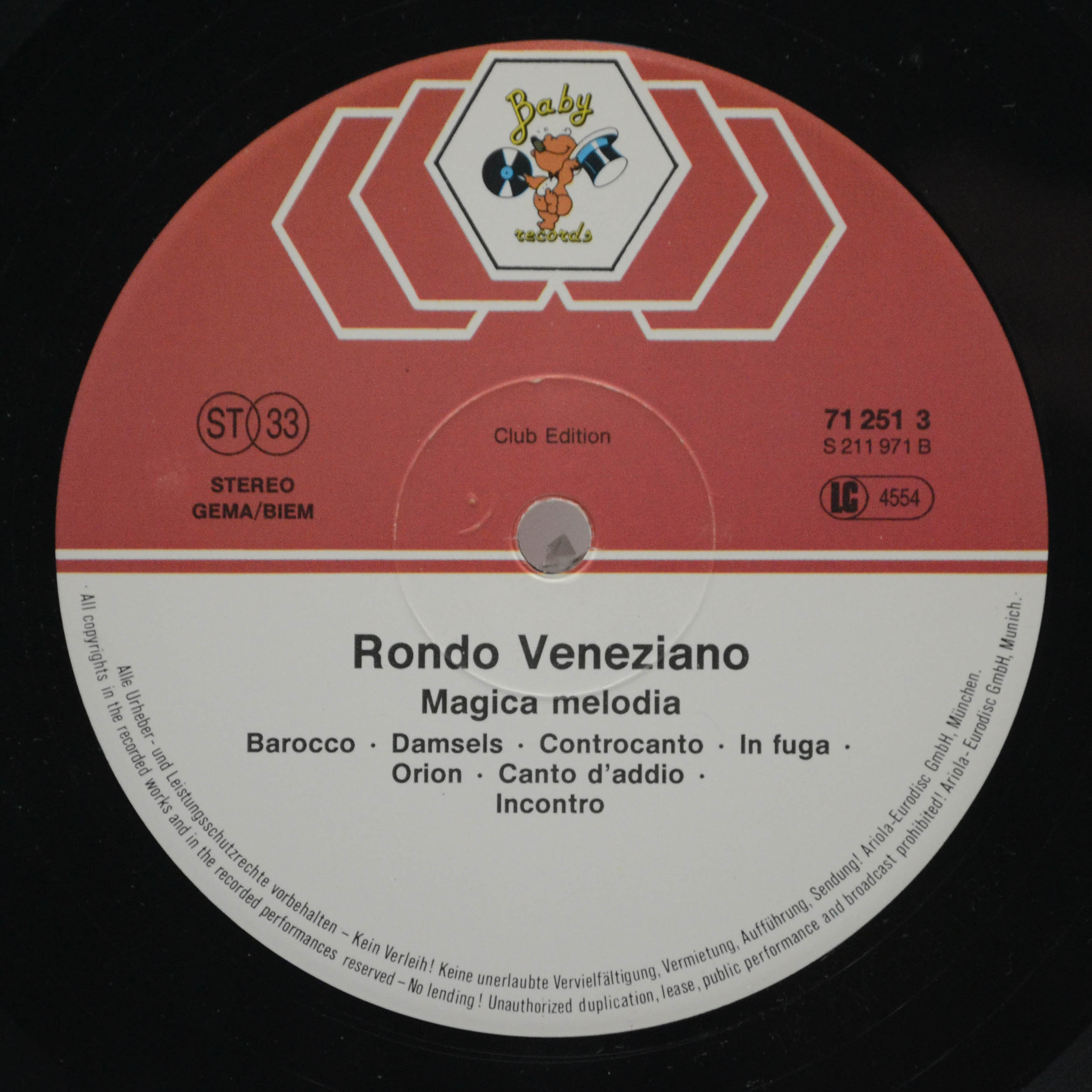 Rondo' Veneziano — Magica Melodia, 1991