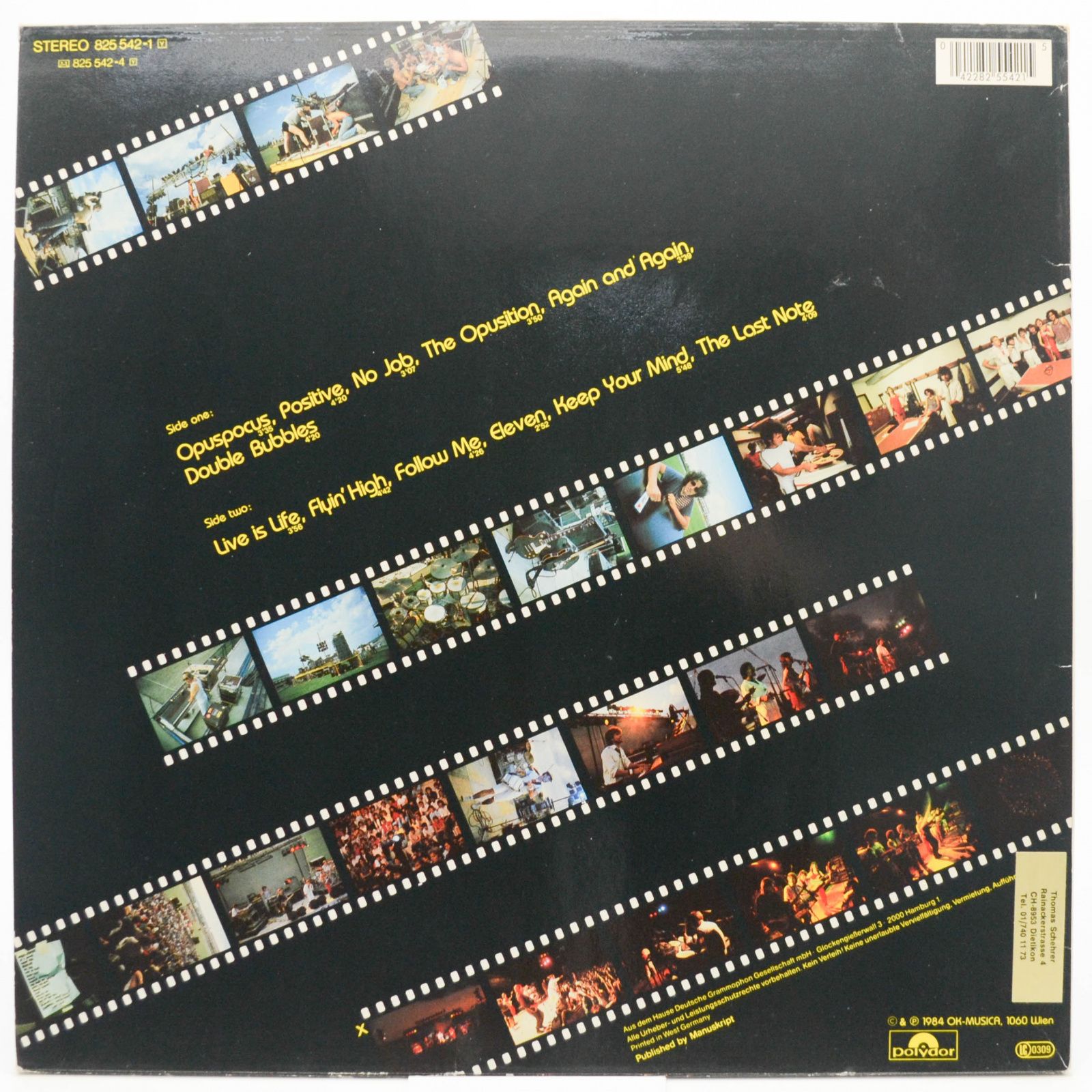 Opus — Live Is Life, 1984