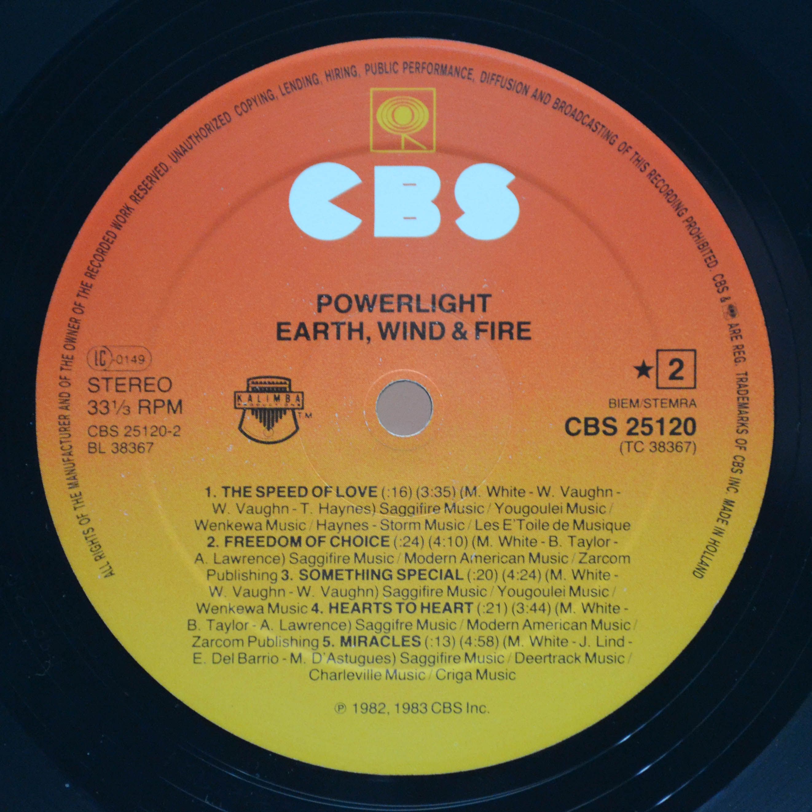 Earth, Wind & Fire — Powerlight, 1983